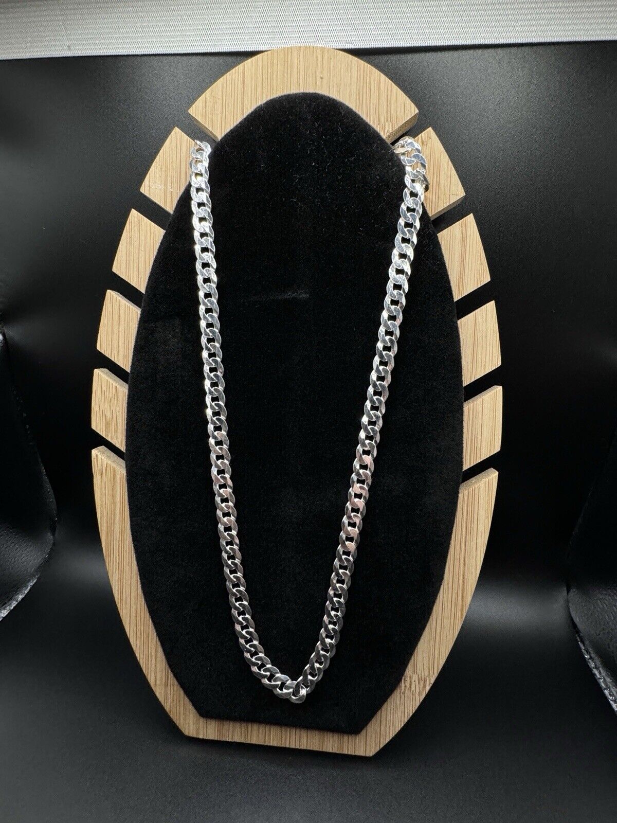 Sterling Silver Curb Chain Necklace