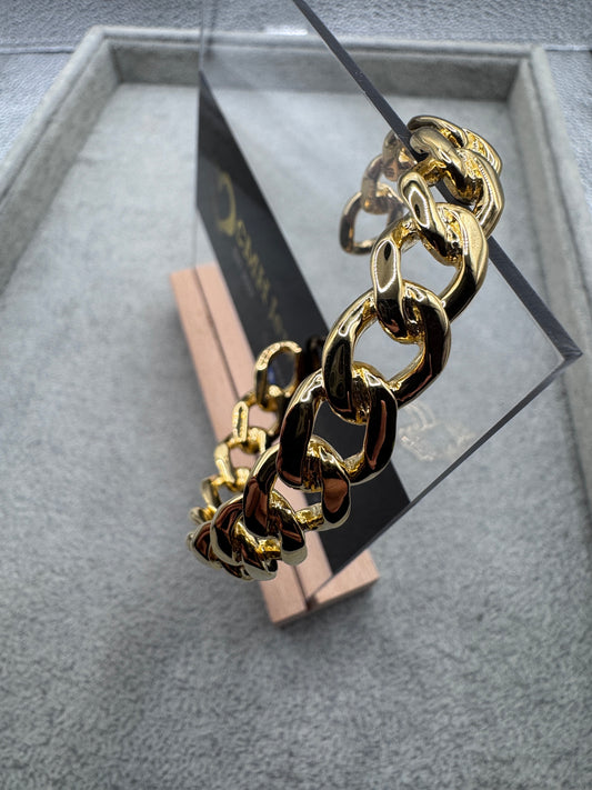 GP Sterling Silver Curb Bangle