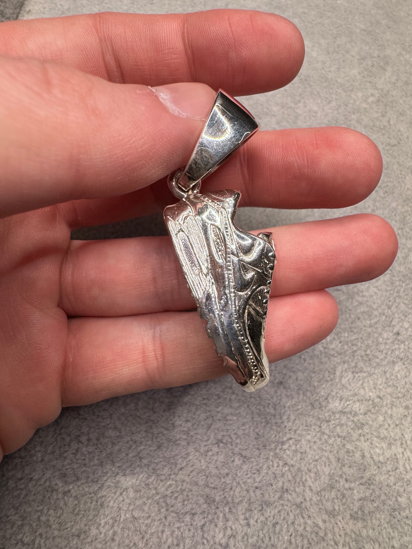 Sterling Silver Air Max 90 Pendant LARGE