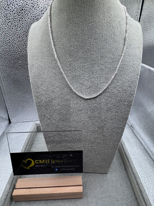 Sterling Silver Byzantine Chain 3mm
