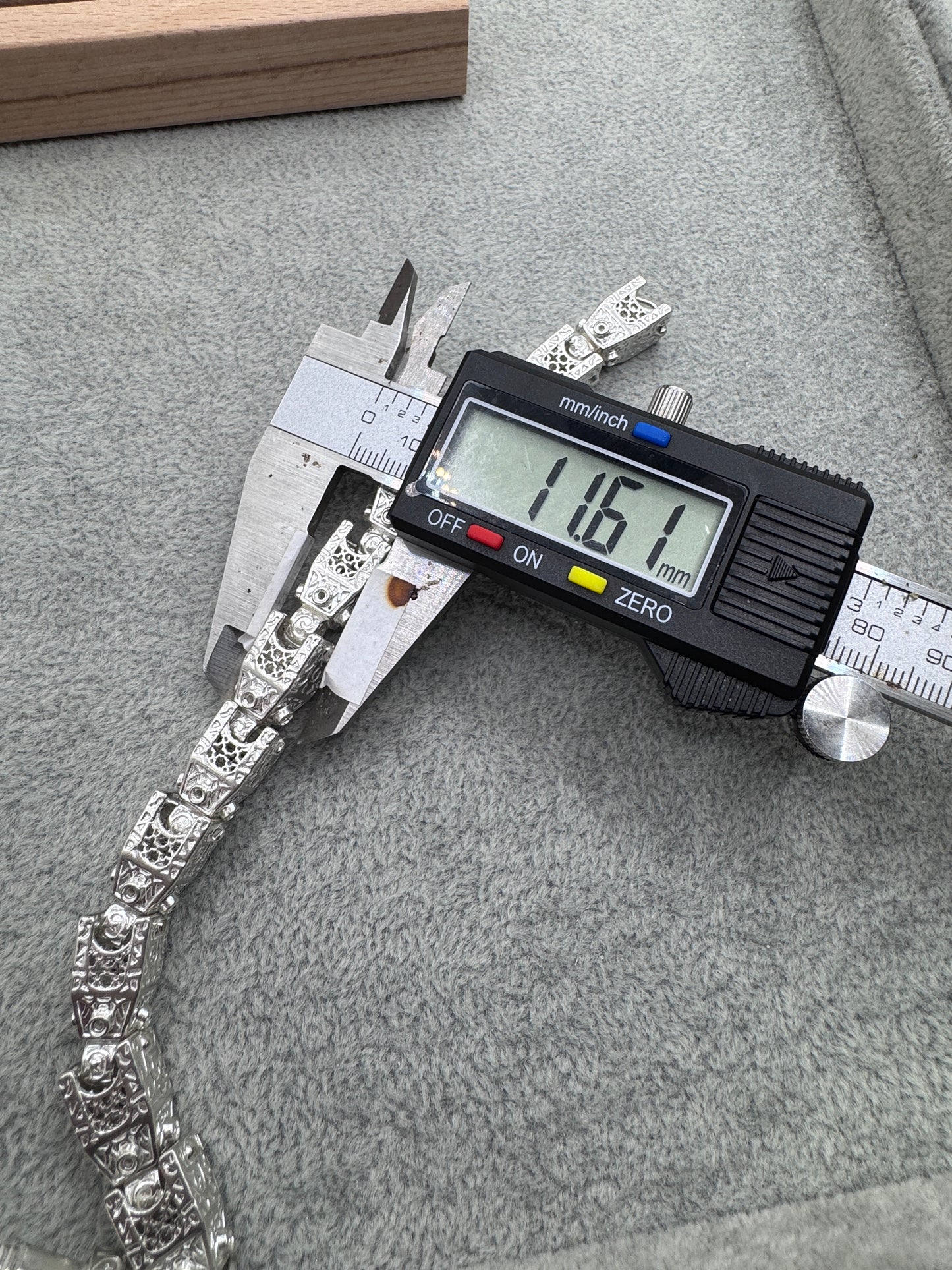 Sterling Silver Lego bracelet 11.5mm