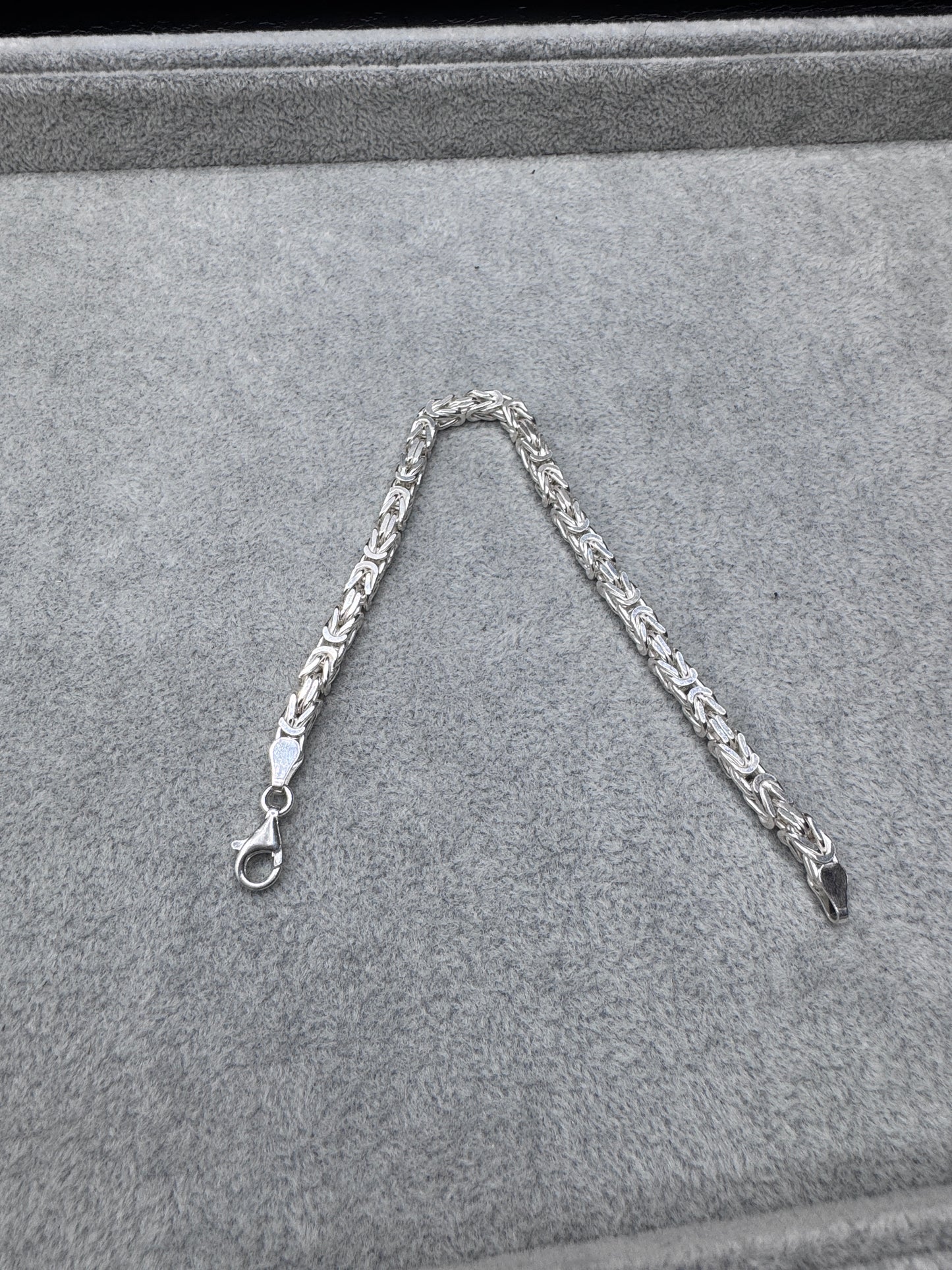 Sterling Silver Byzantine Bracelet 5mm