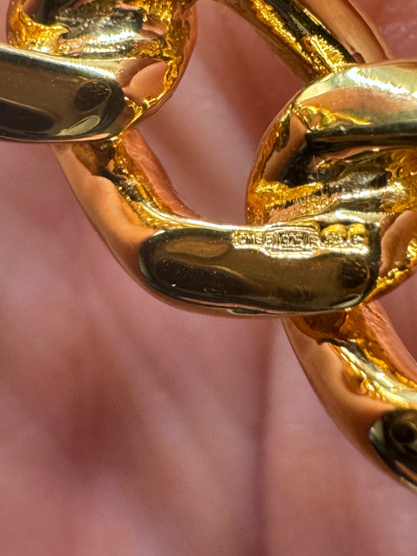 GP Sterling Silver Curb Bangle