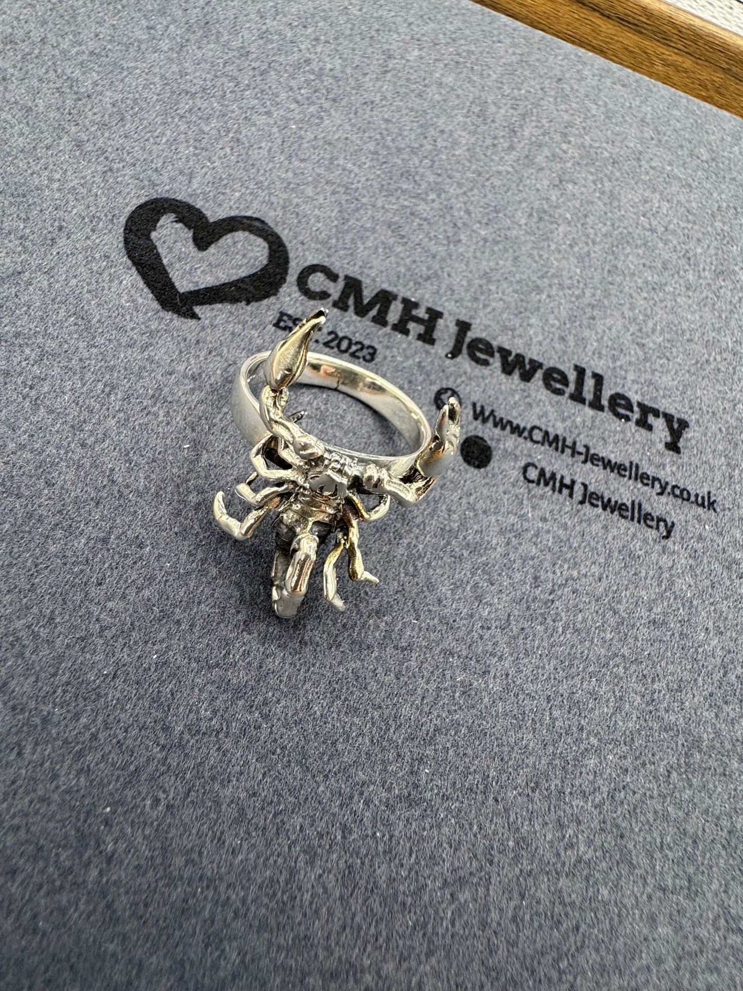 Sterling Silver Large Scorpion Ring