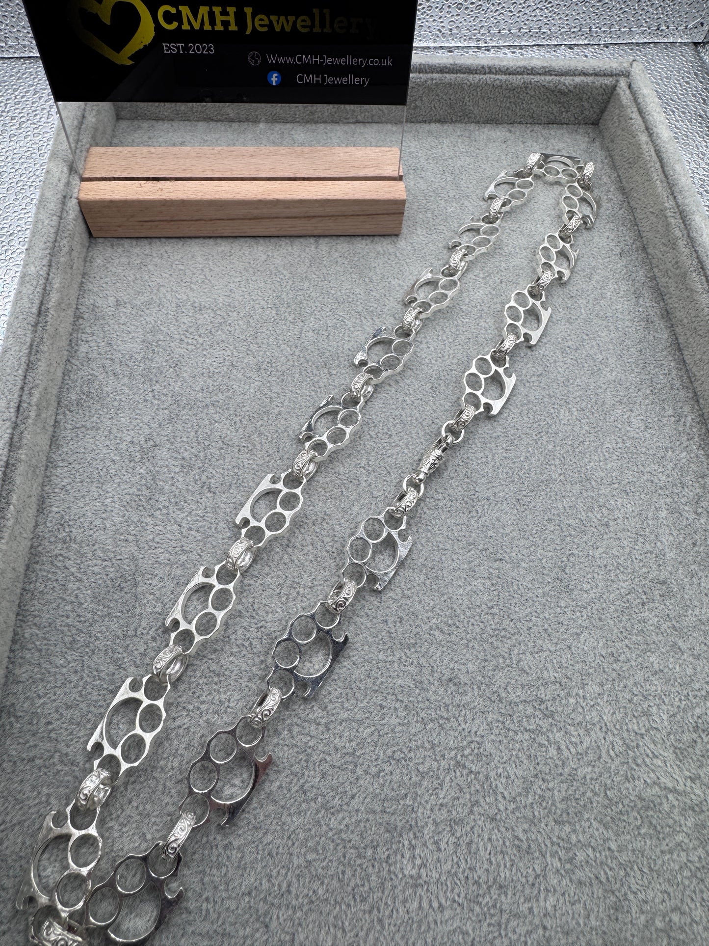 Heavy 17.5mm Statement Link Chain – Solid 925 Sterling Silver Men's Necklace