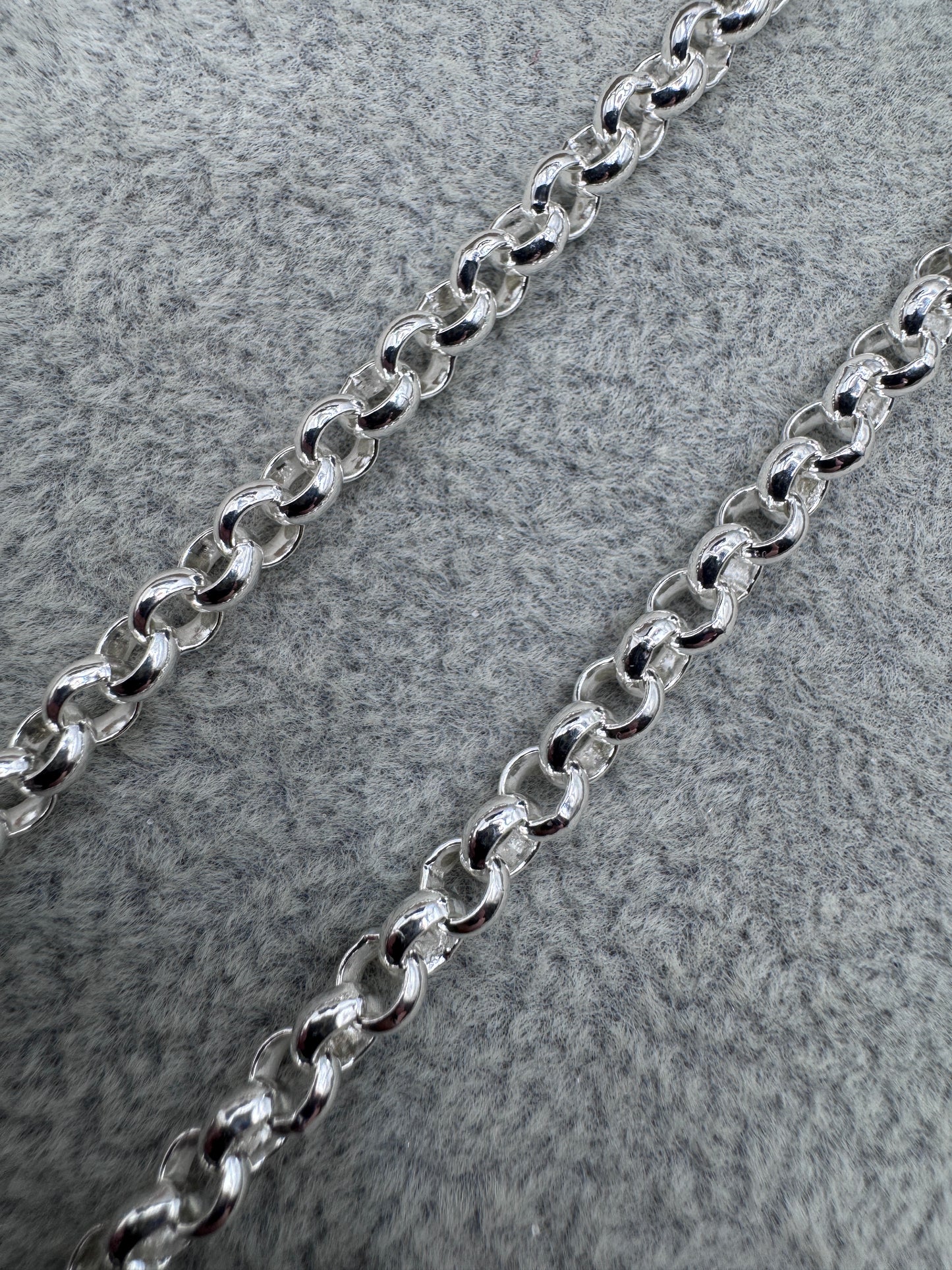 Sterling Silver Mini Belcher Chain Nevklace 4.75mm