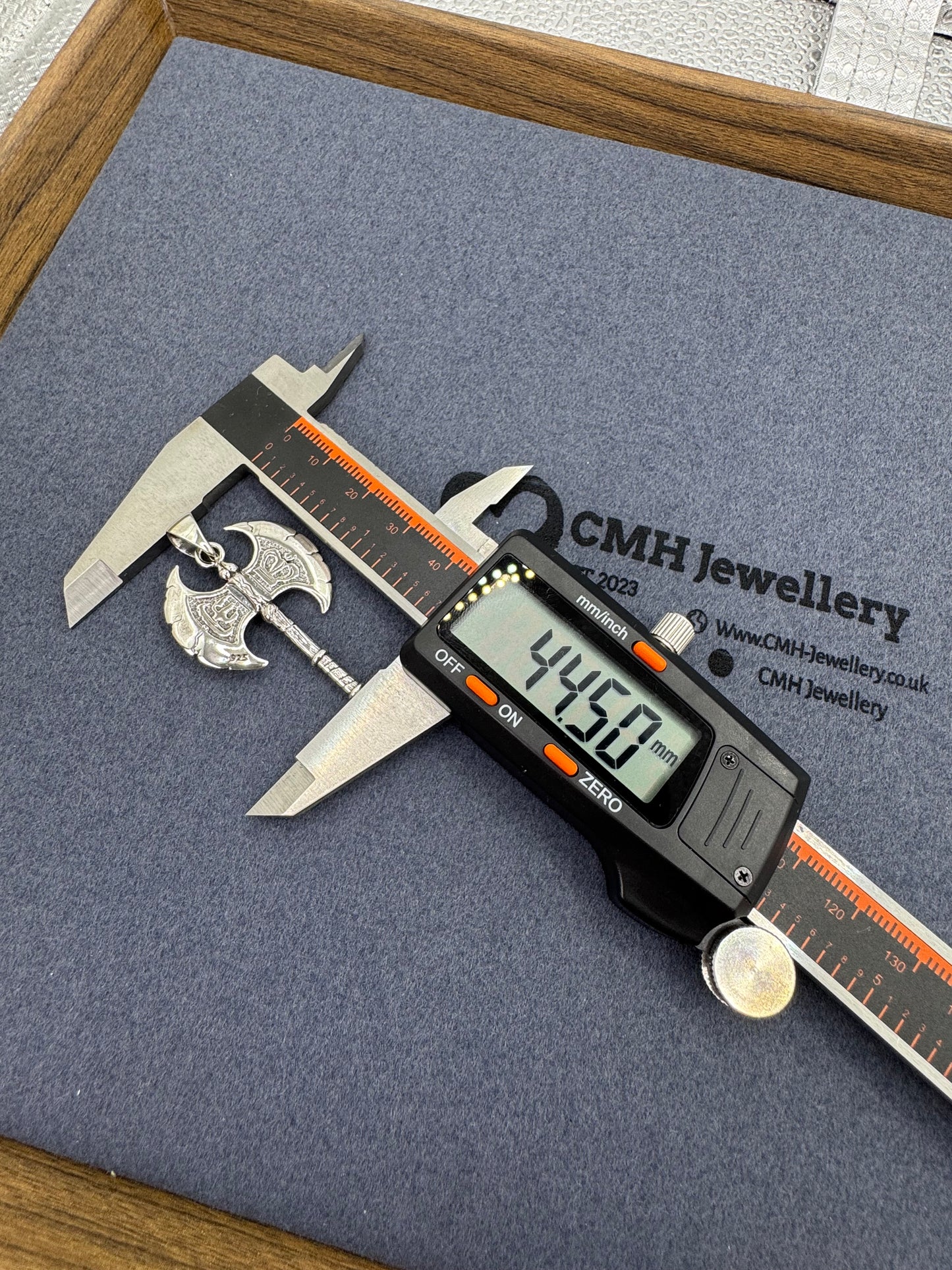 Sterling Silver Axe Pendant