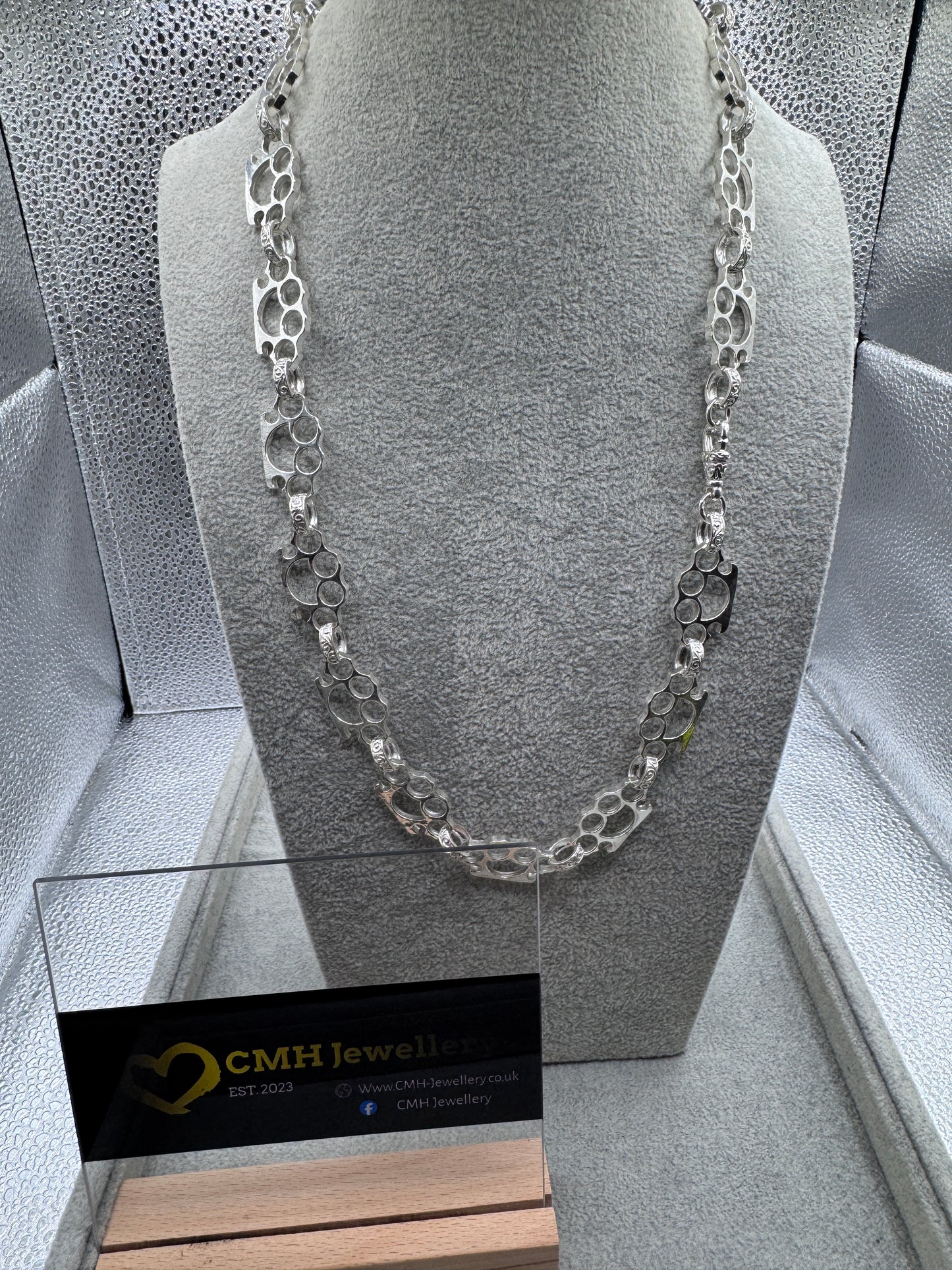 Heavy 17.5mm Statement Link Chain – Solid 925 Sterling Silver Men's Necklace