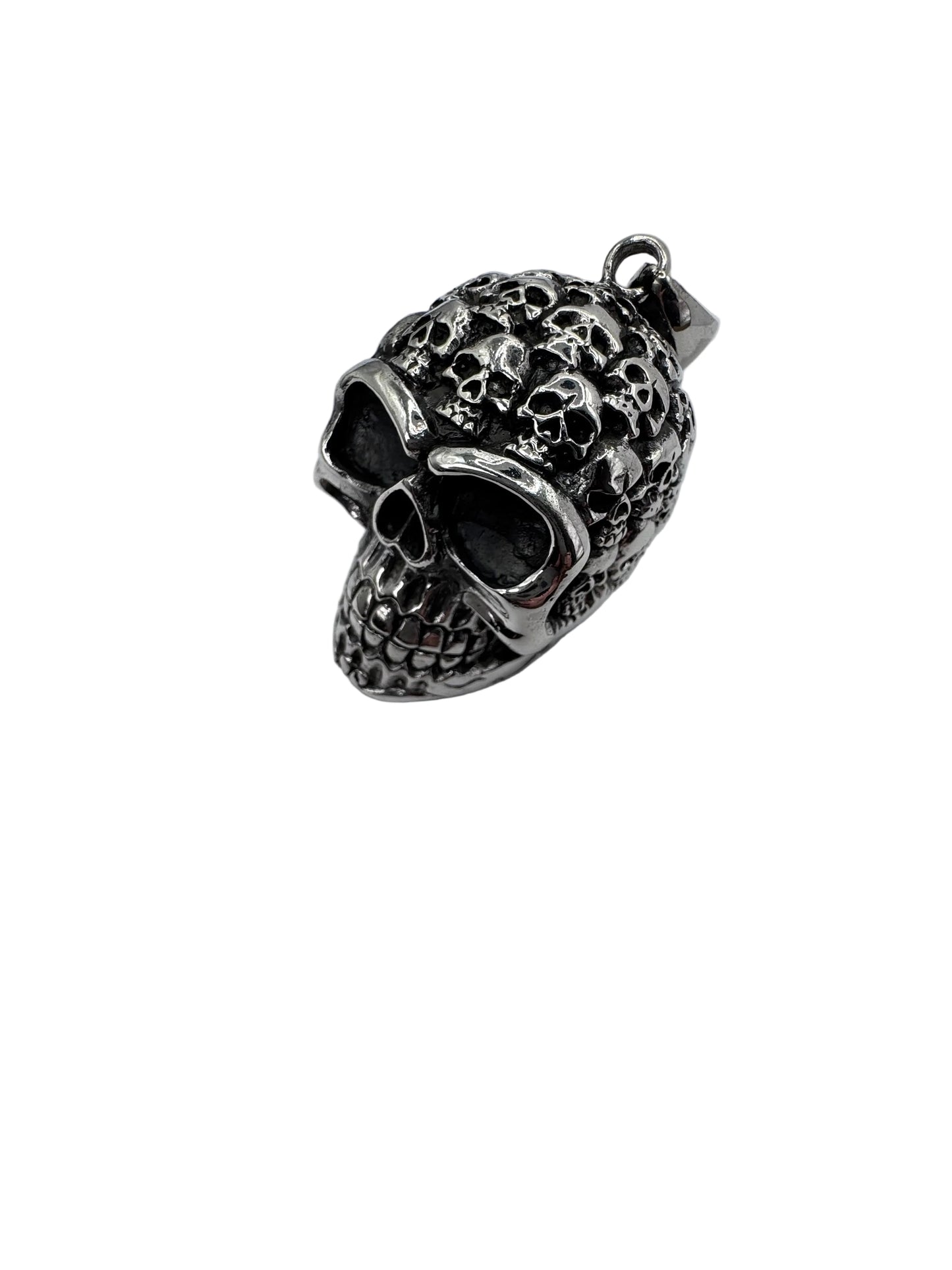 Sterling Silver XL Skull Pendant