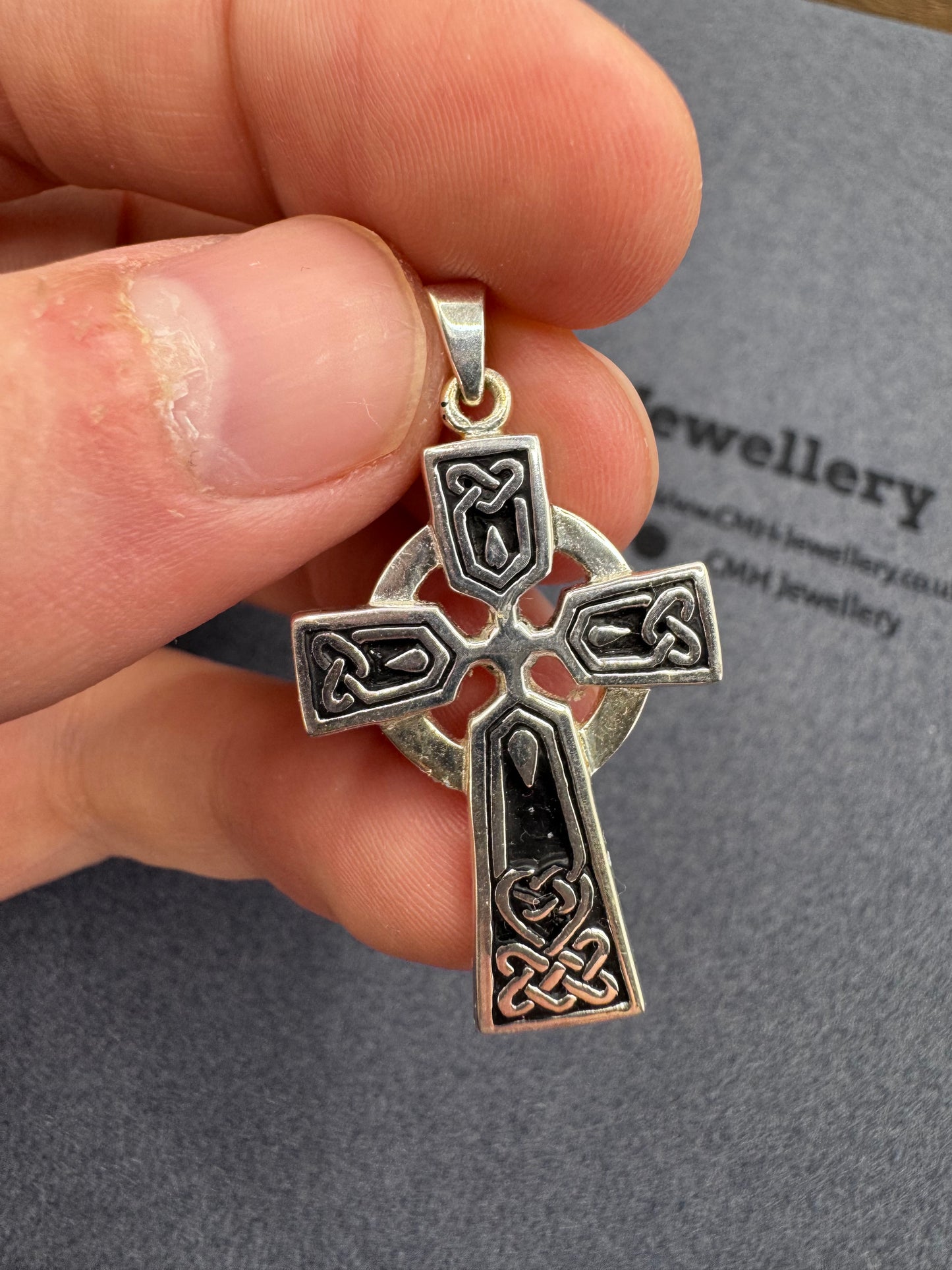 Sterling Silver Small Celtic Cross Pendant