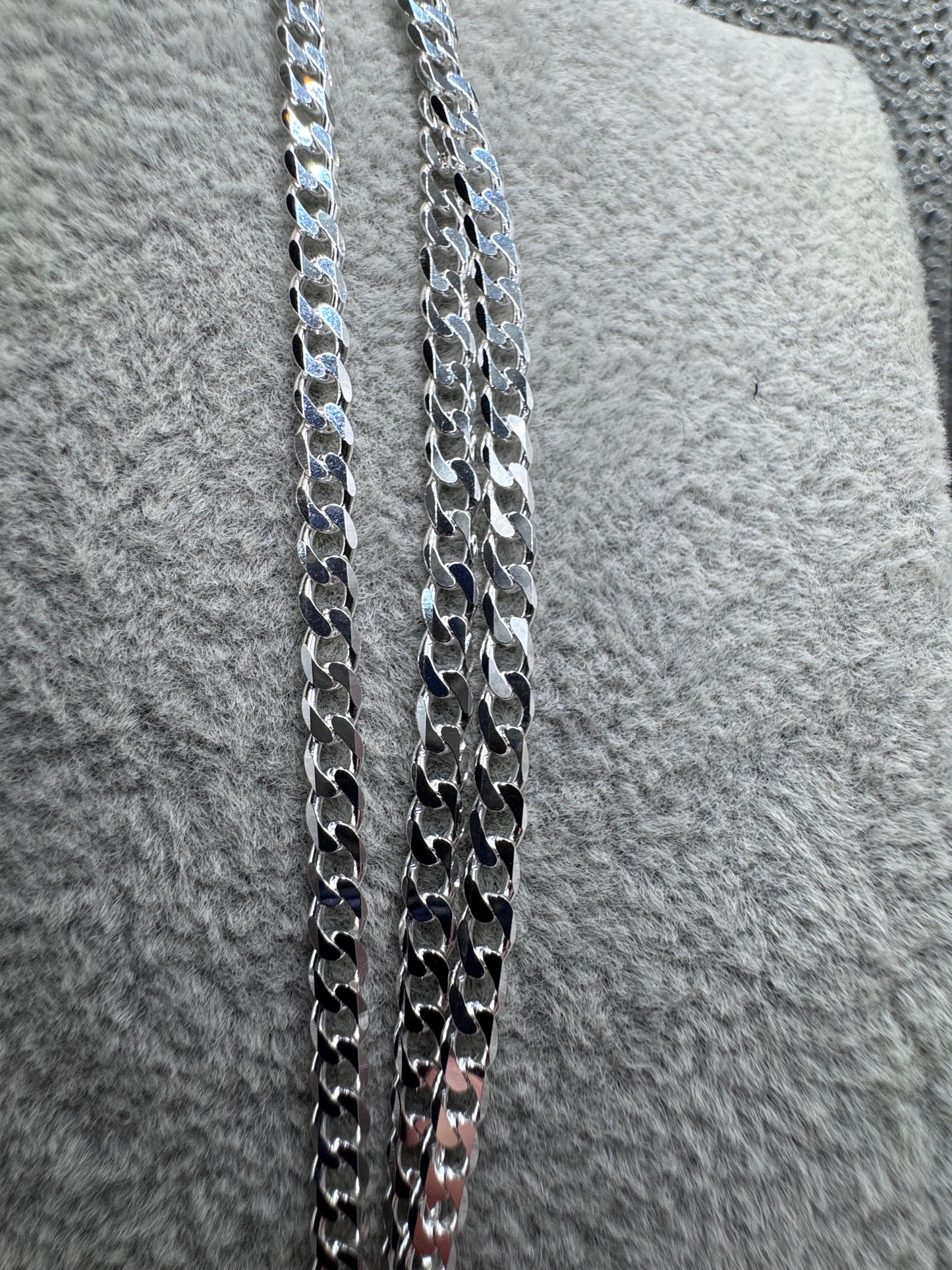 Sterling Silver Micro Curb Chain 3mm