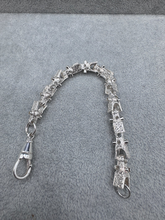 Sterling Silver Lego Bracelet 11.5mm