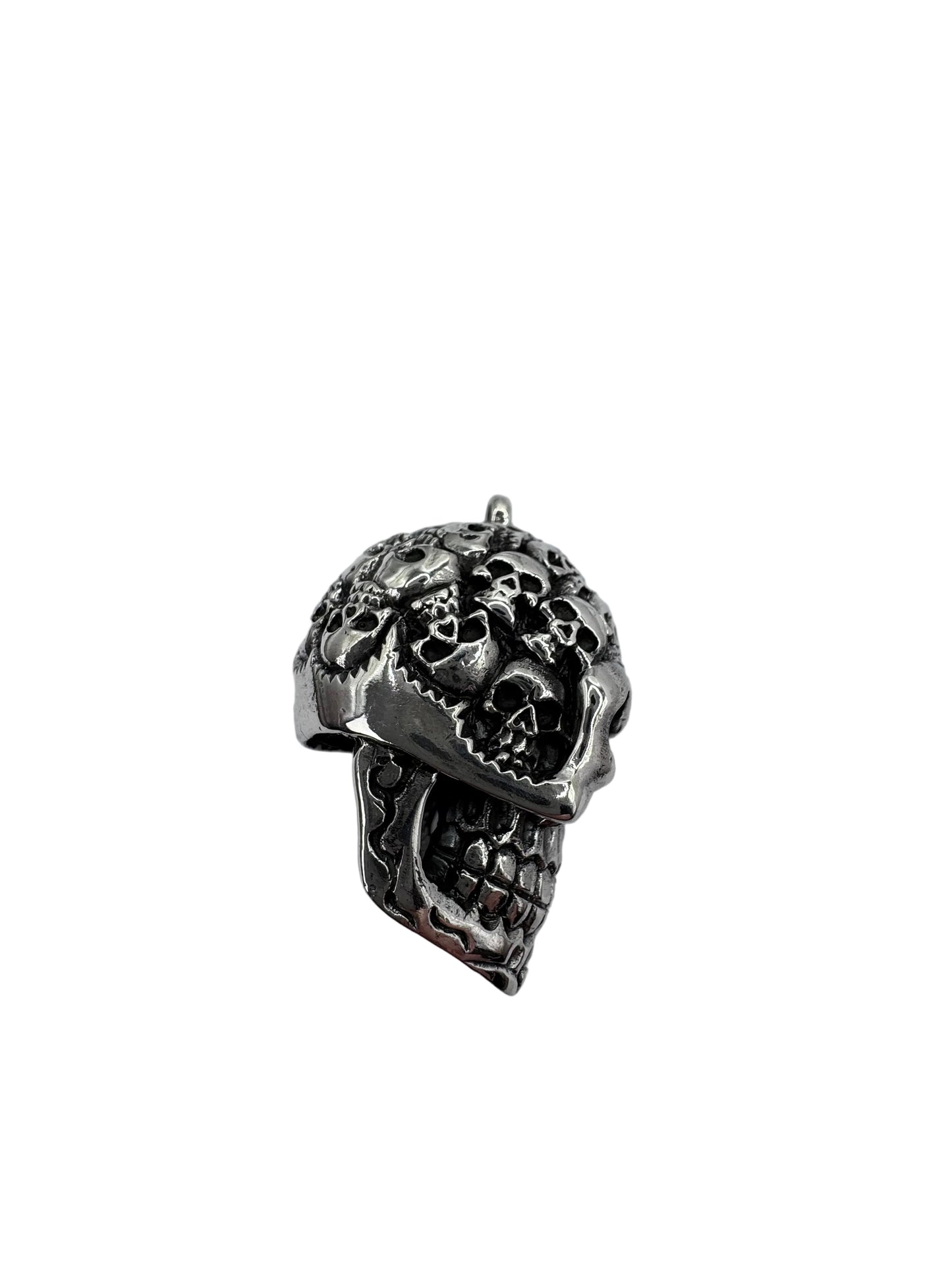 Sterling Silver XL Skull Pendant