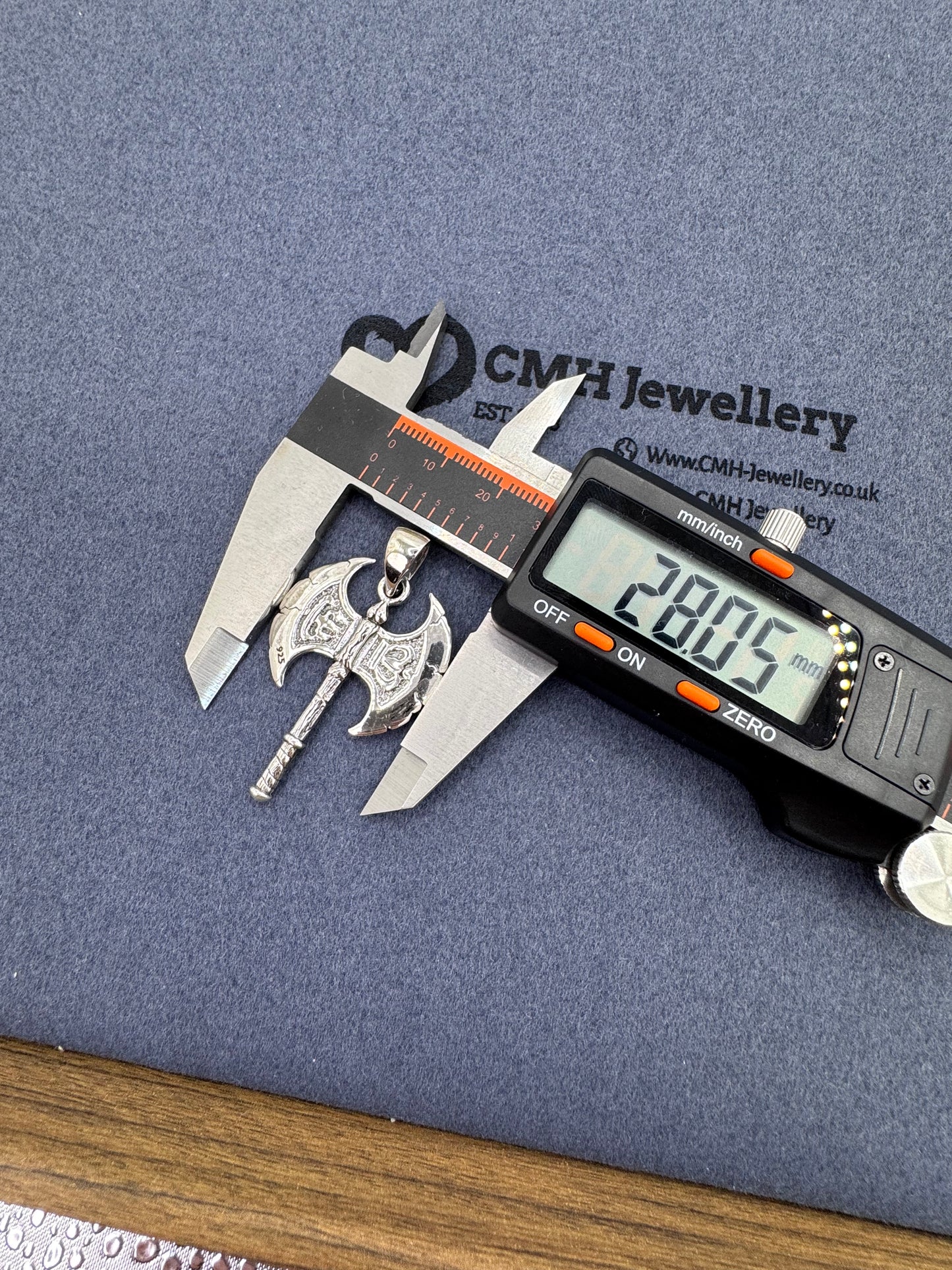 Sterling Silver Axe Pendant