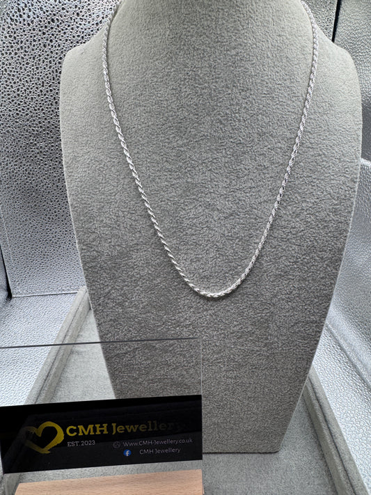 Sterling Silver Rope Chain 3mm