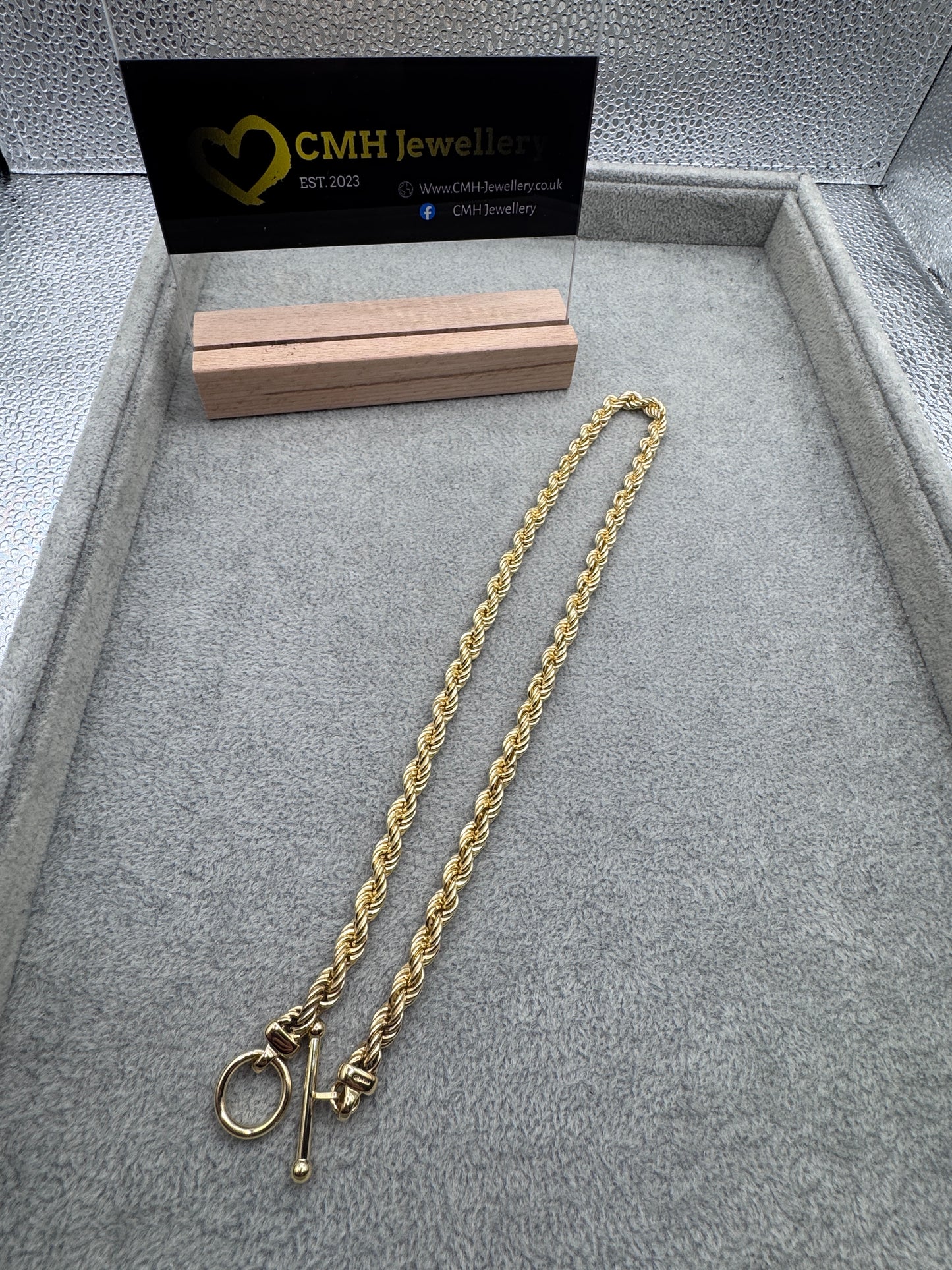 GP Sterling Silver Rope Chain 6.5mm