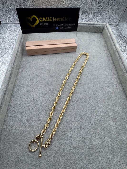 GP Sterling Silver Rope Chain 6.5mm