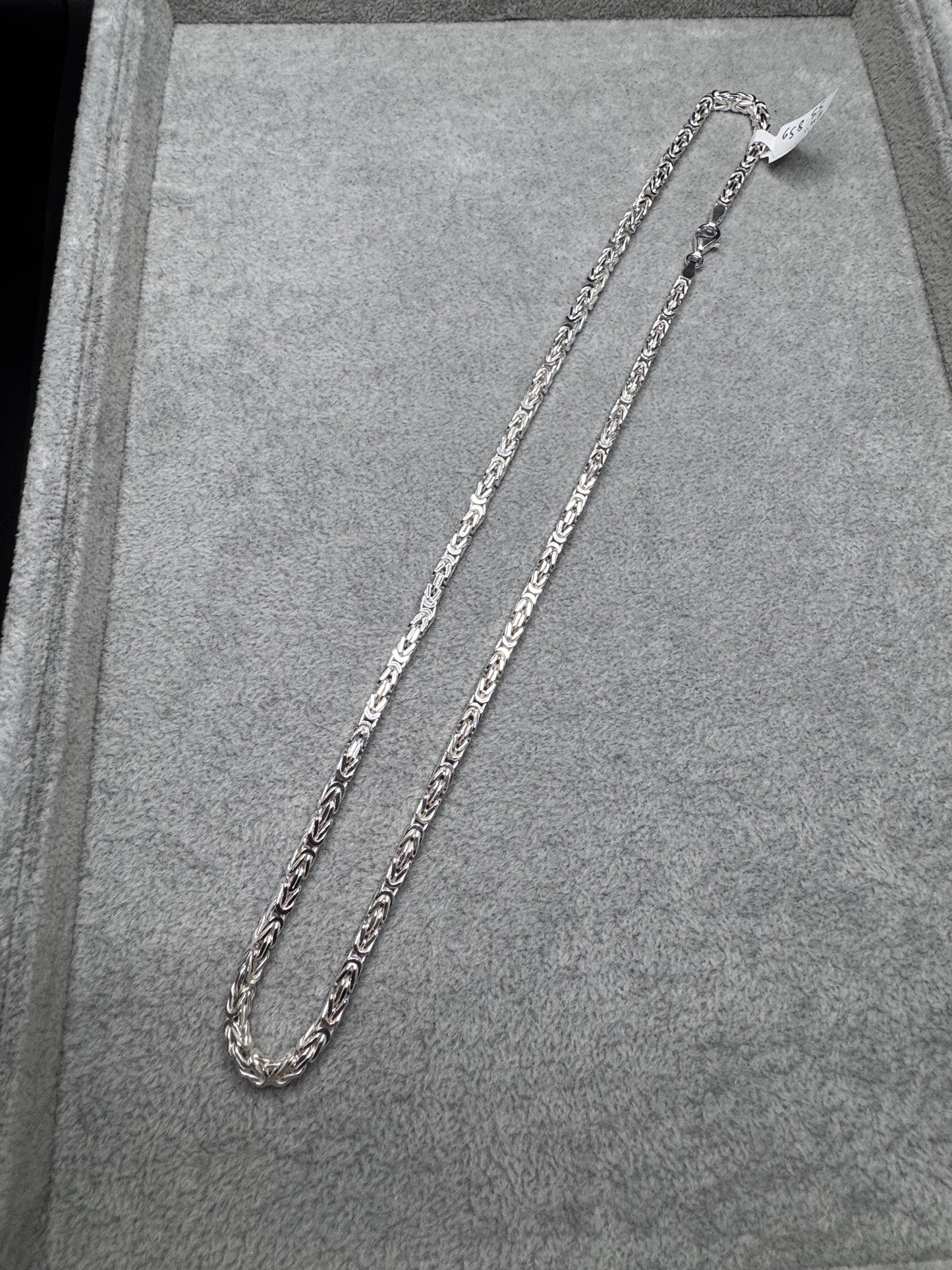 Sterling Silver Byzantine Chain Necklace