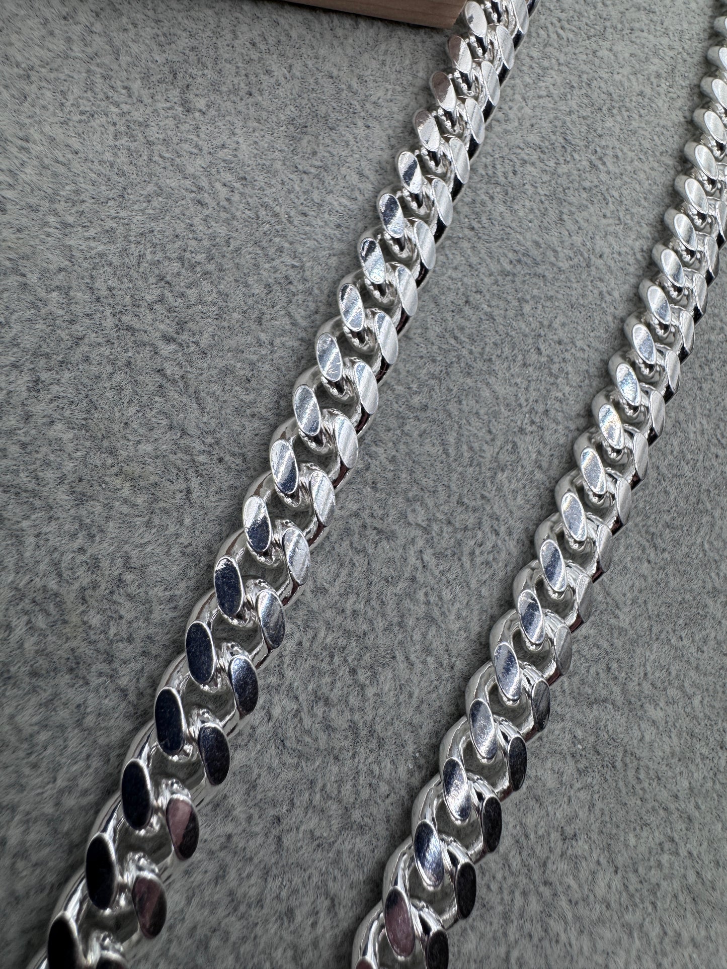 Sterling Silver Heavy Cuban Chain 9.5mm