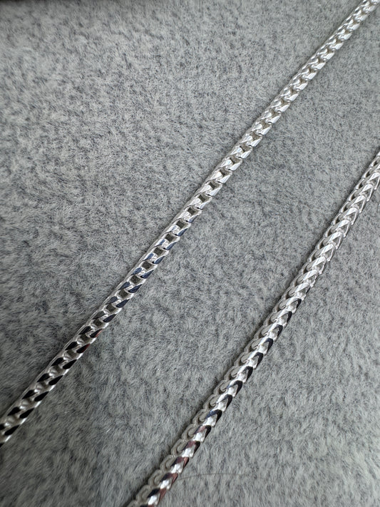 Sterling Silver Franco Chain 3mm