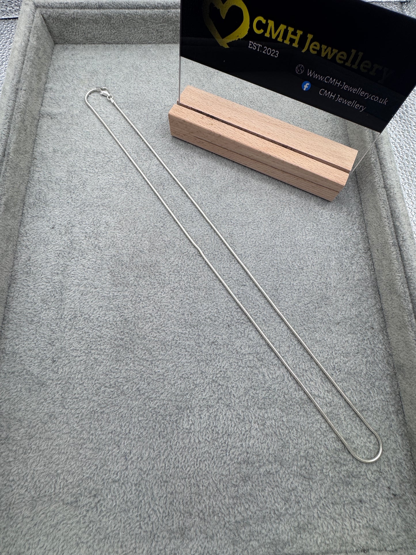 Sterling Silver Micro Snake Chain 1.75mm
