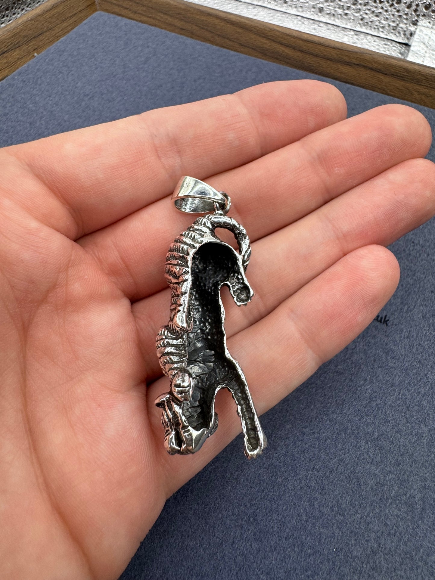 Sterling Silver Tiger Pendant