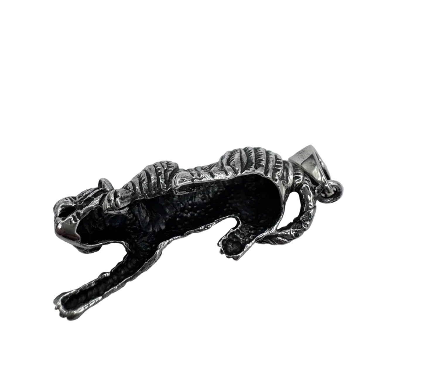 Sterling Silver Tiger Pendant