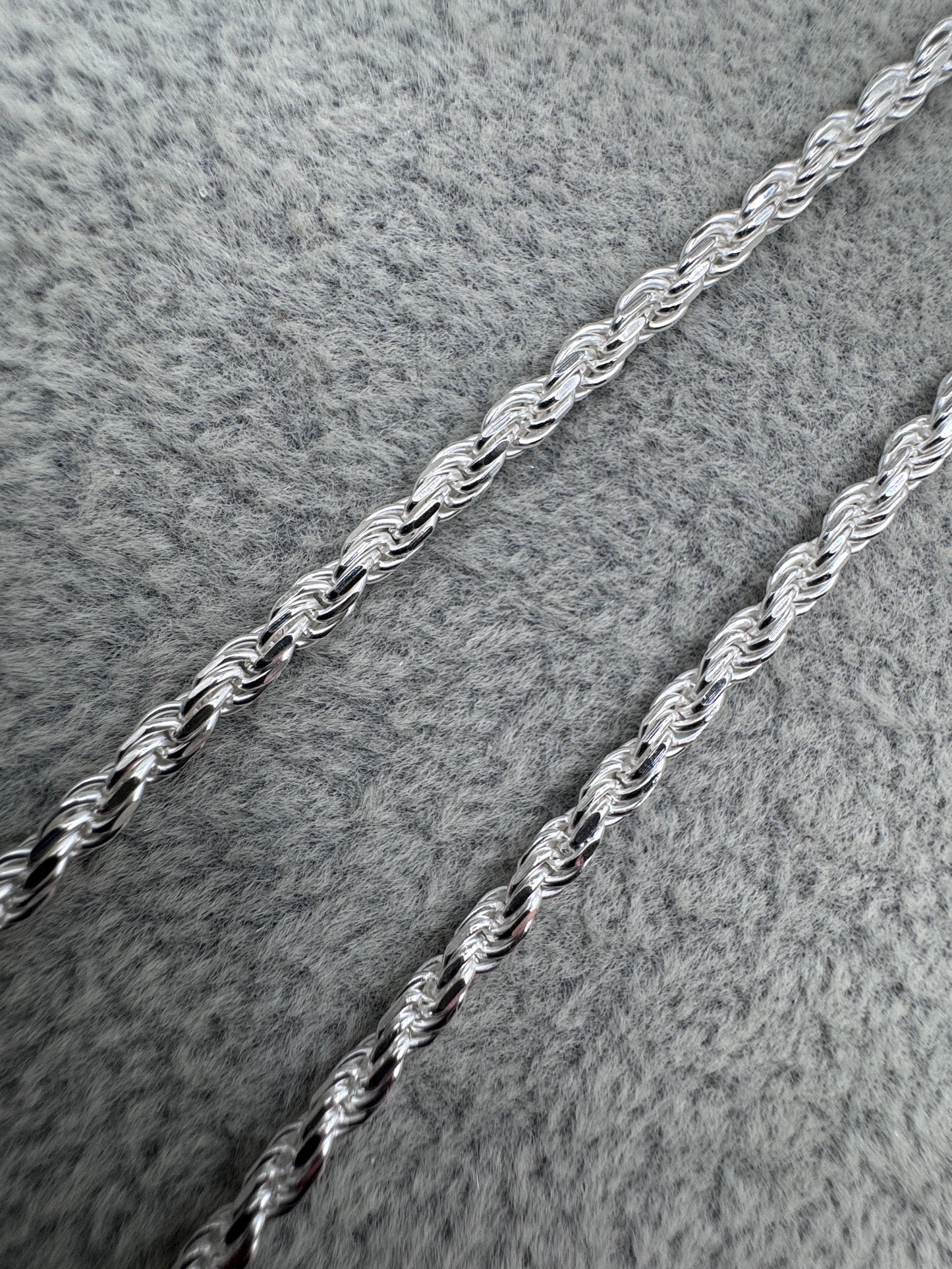 Sterling Silver Rope Chain 3mm