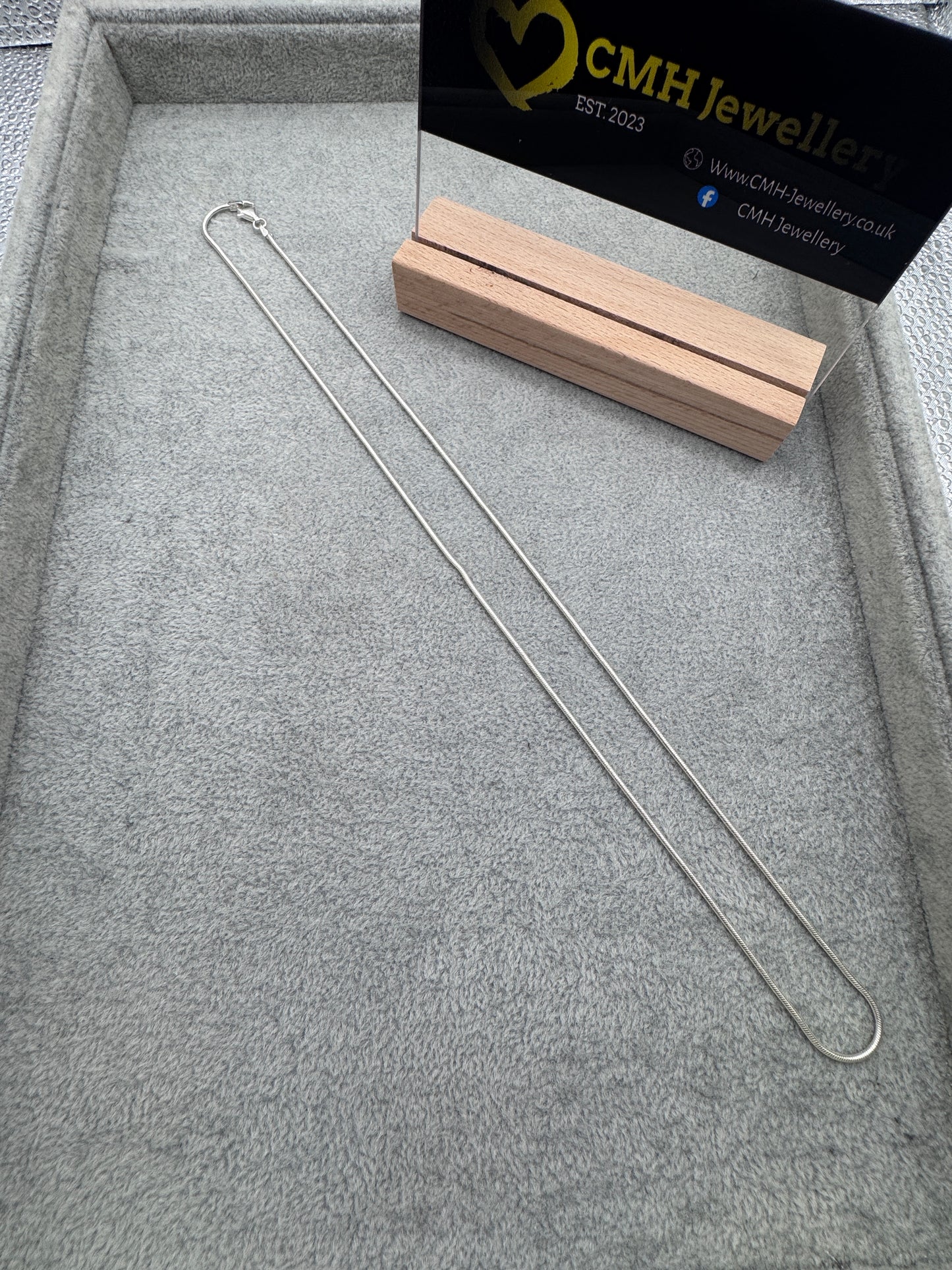 Sterling Silver Micro Snake Chain 1.75mm