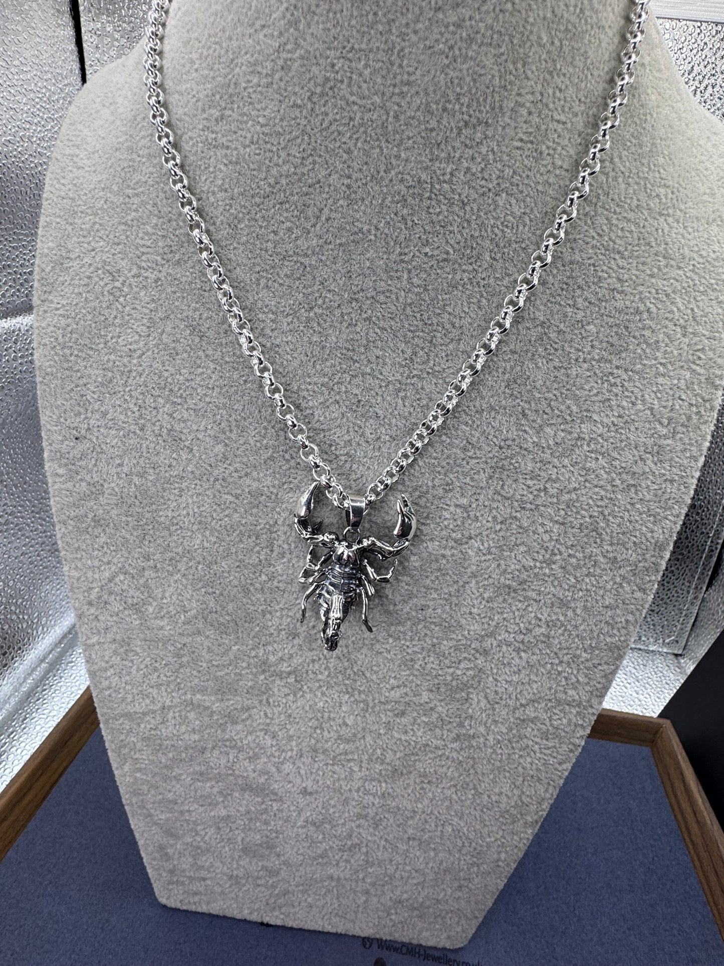 Sterling Silver Scorpion Pendant