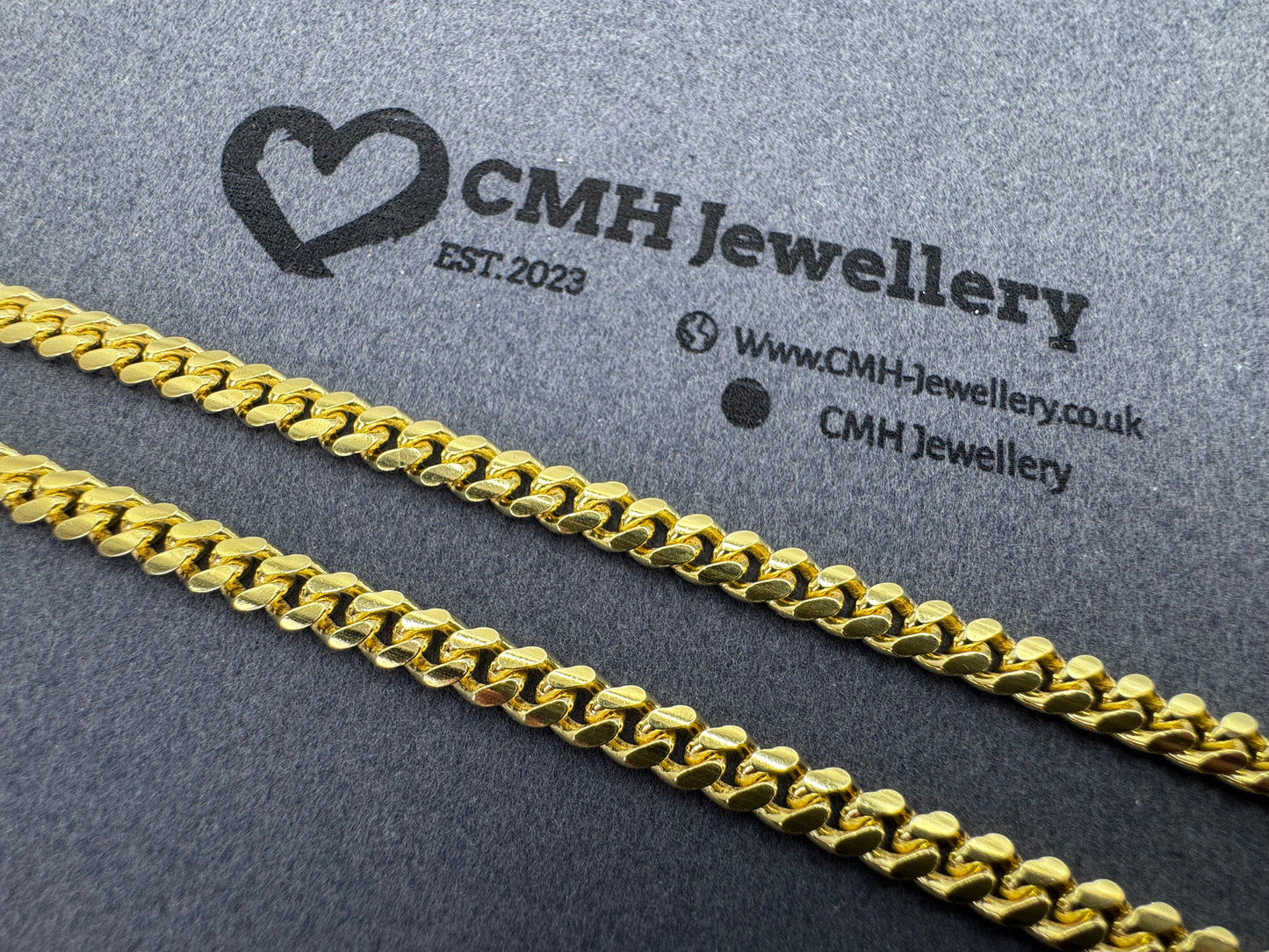 GP Sterling Silver Cuban Chain Necklace 6mm