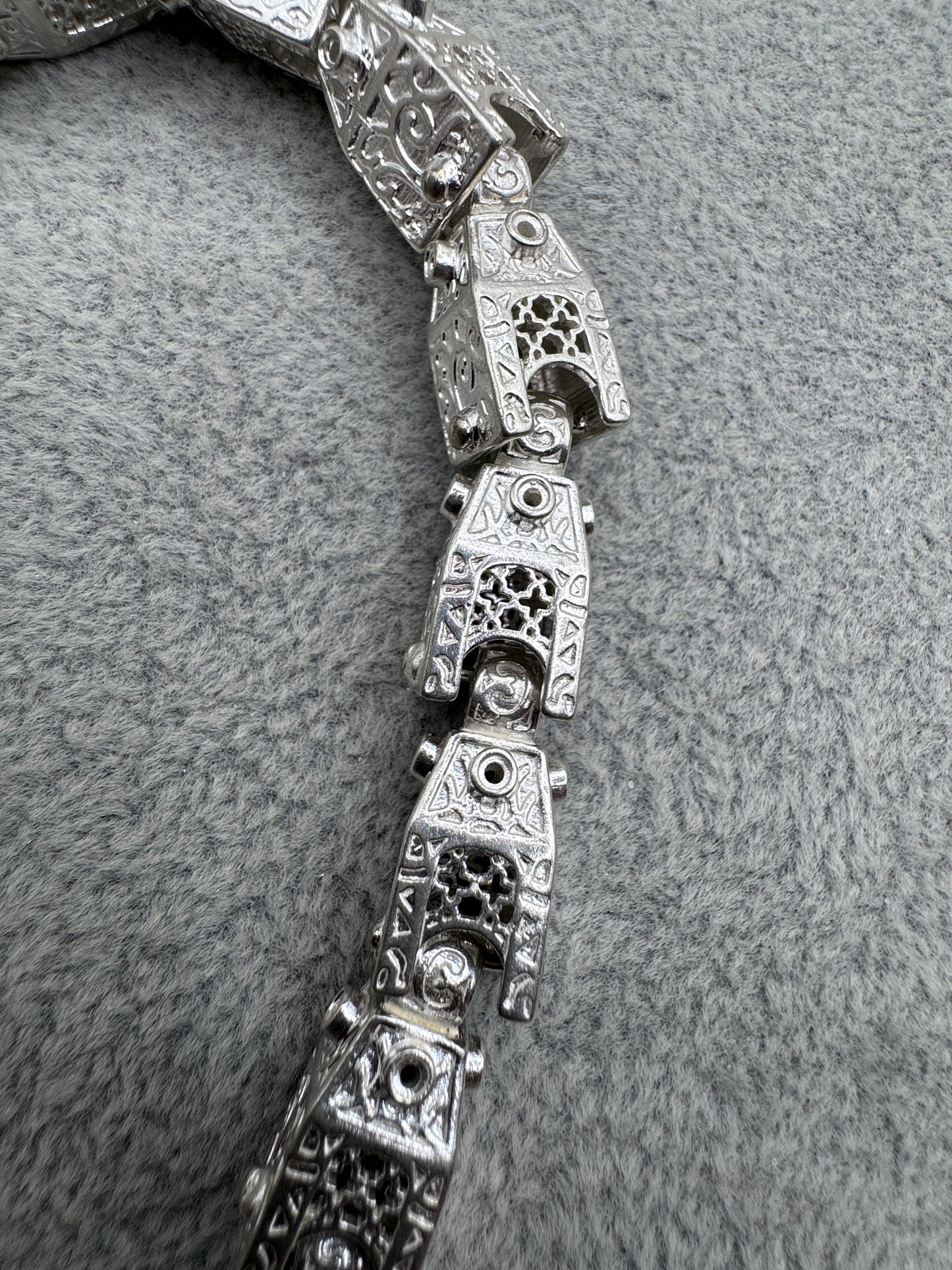 Sterling Silver Lego bracelet 11.5mm