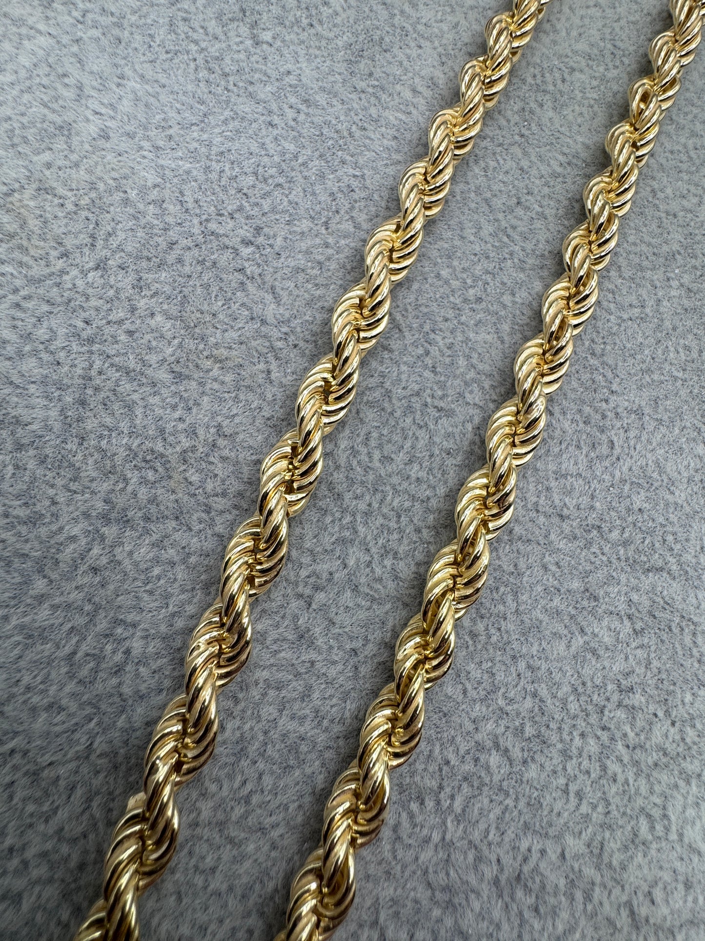 GP Sterling Silver Rope Chain 6.5mm