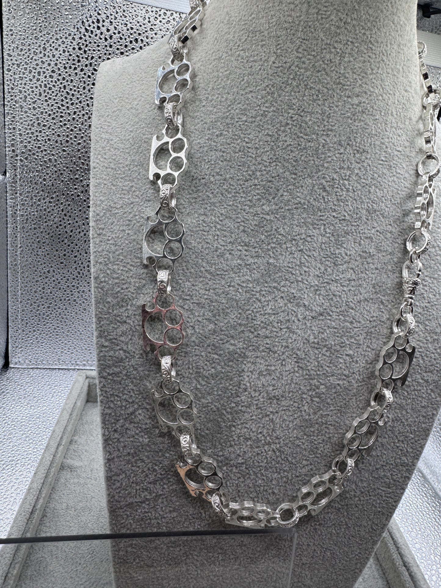 Heavy 17.5mm Statement Link Chain – Solid 925 Sterling Silver Men's Necklace