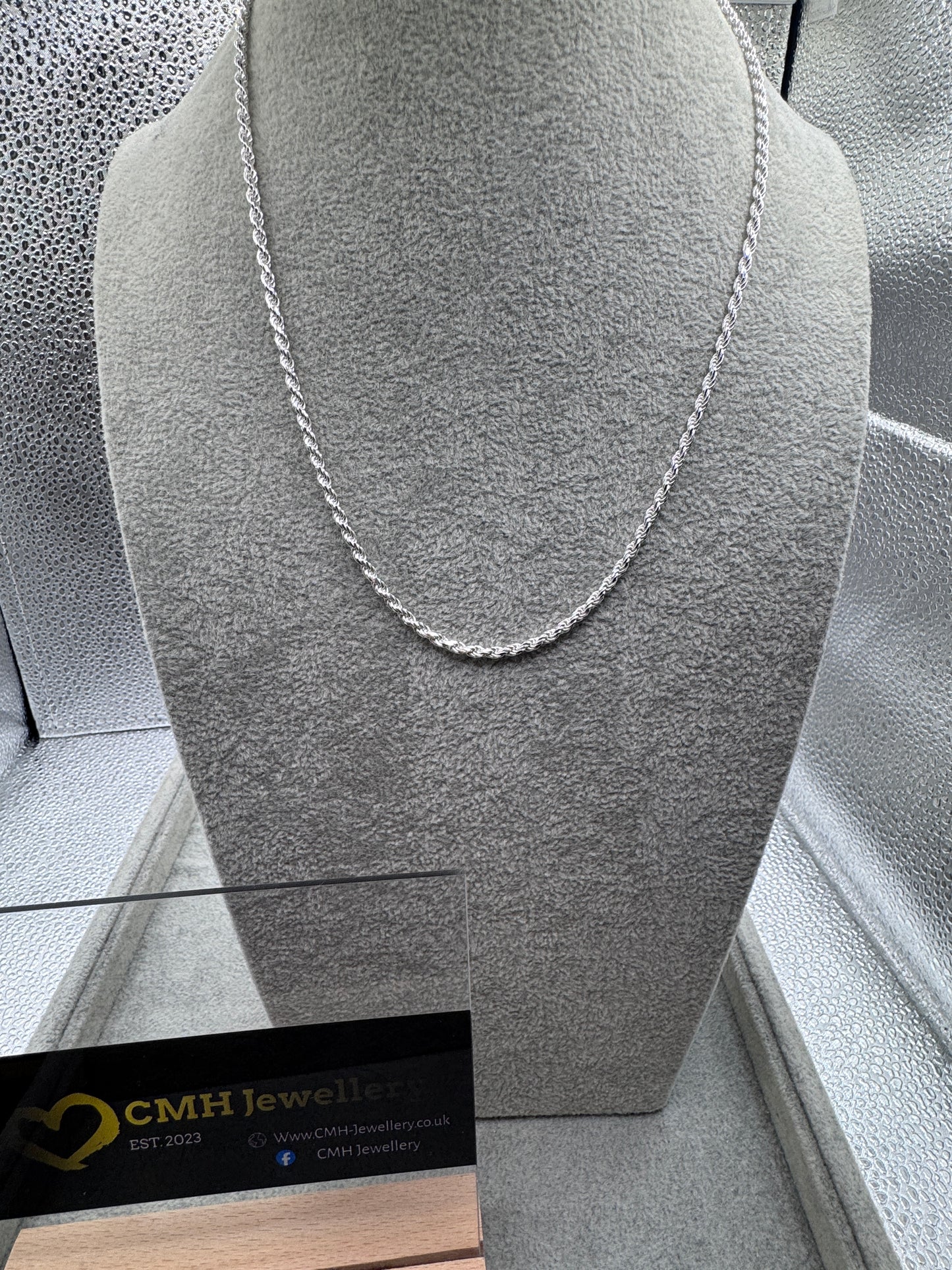 Sterling Silver Rope Chain 3mm