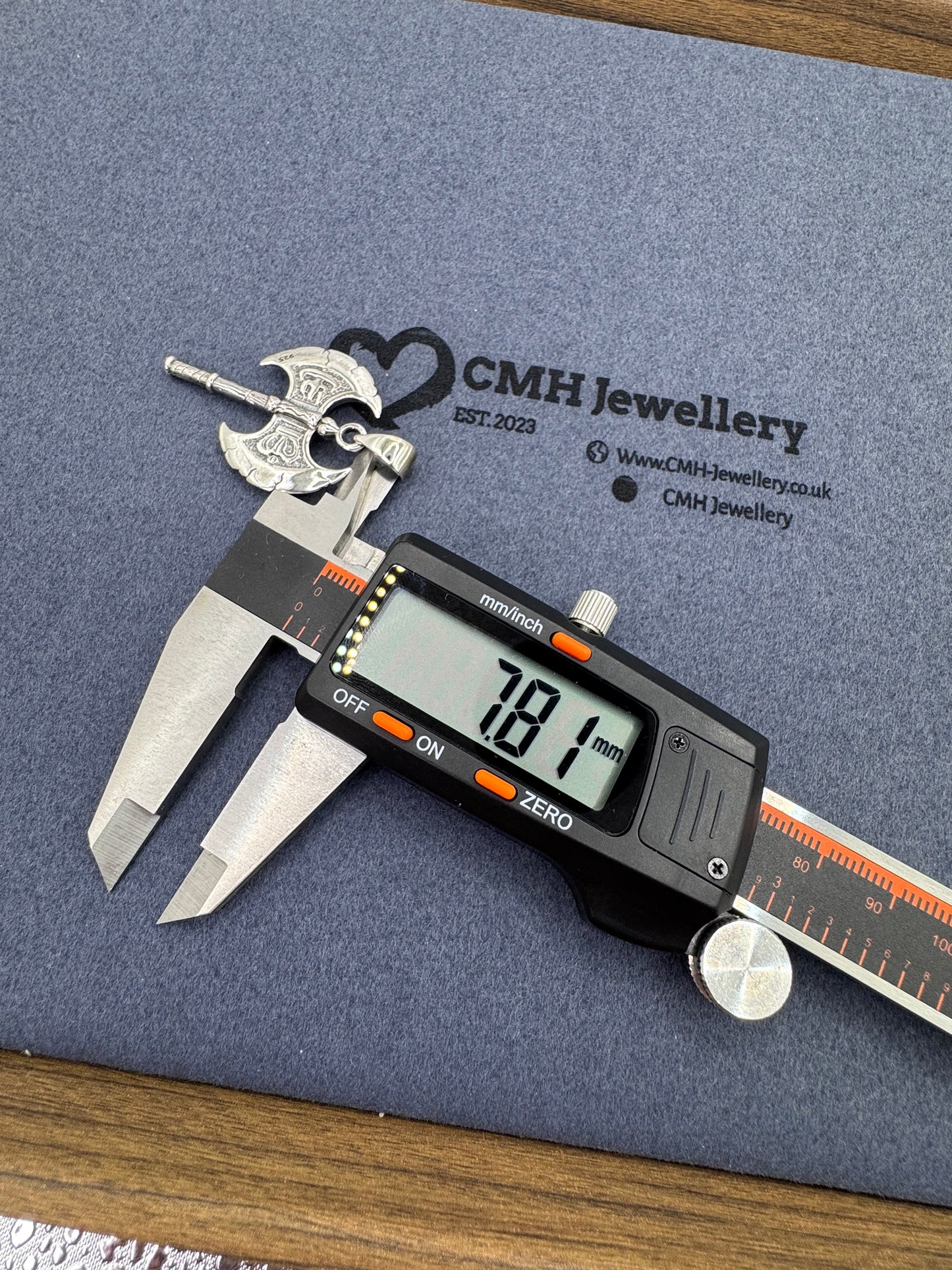 Sterling Silver Axe Pendant