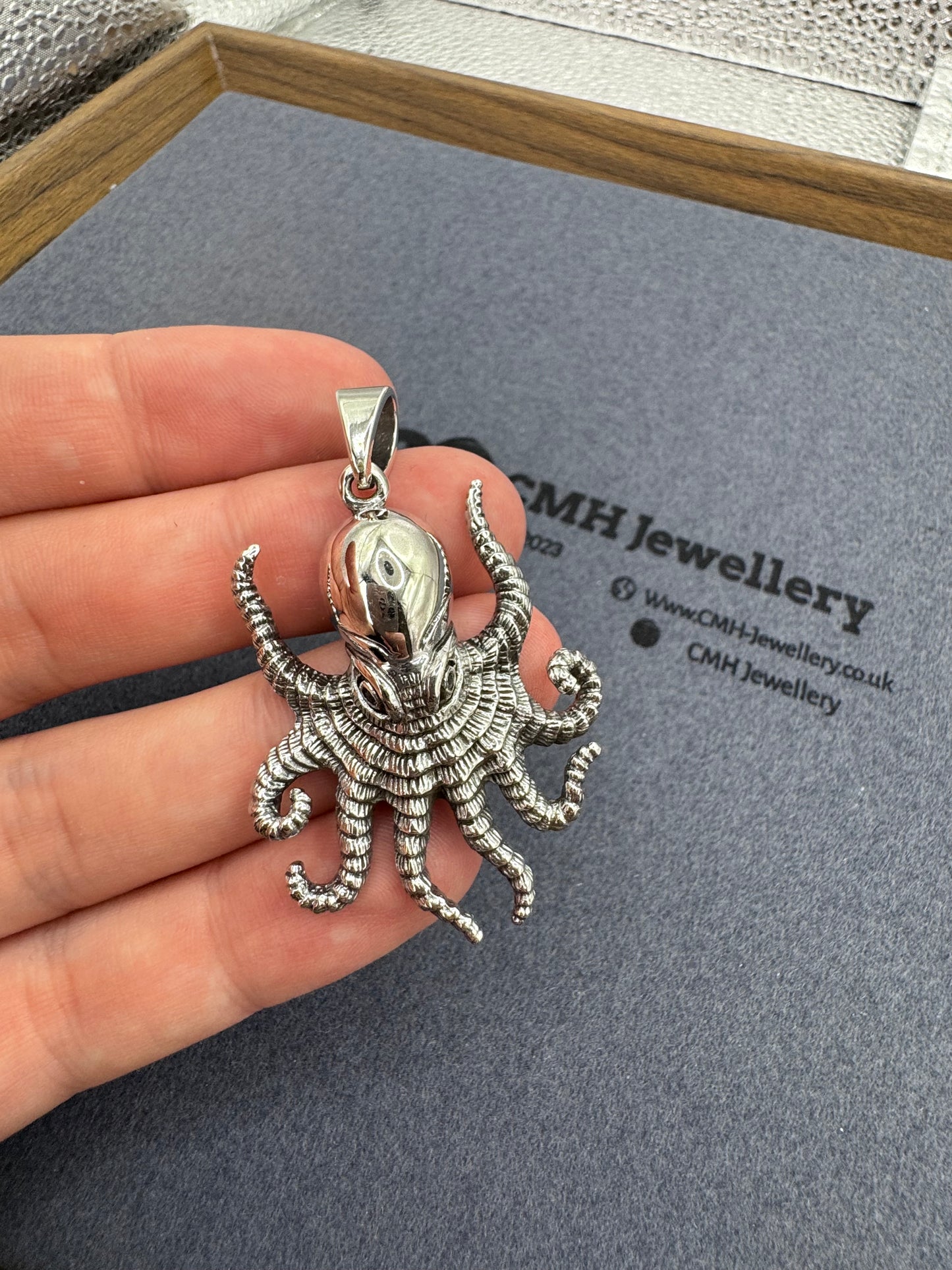 Sterling Silver Octopus Pendant 🐙