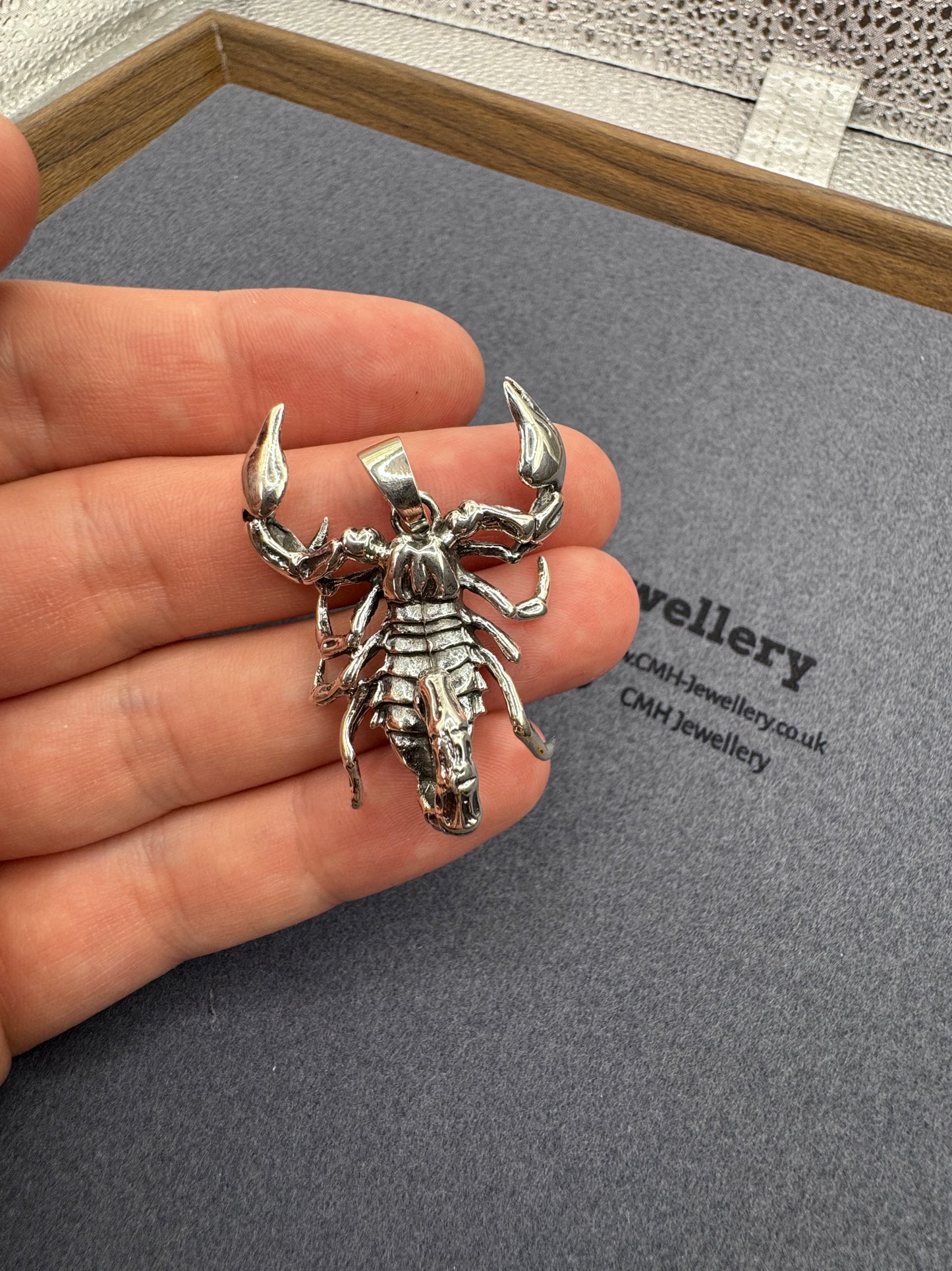 Sterling Silver Scorpion Pendant