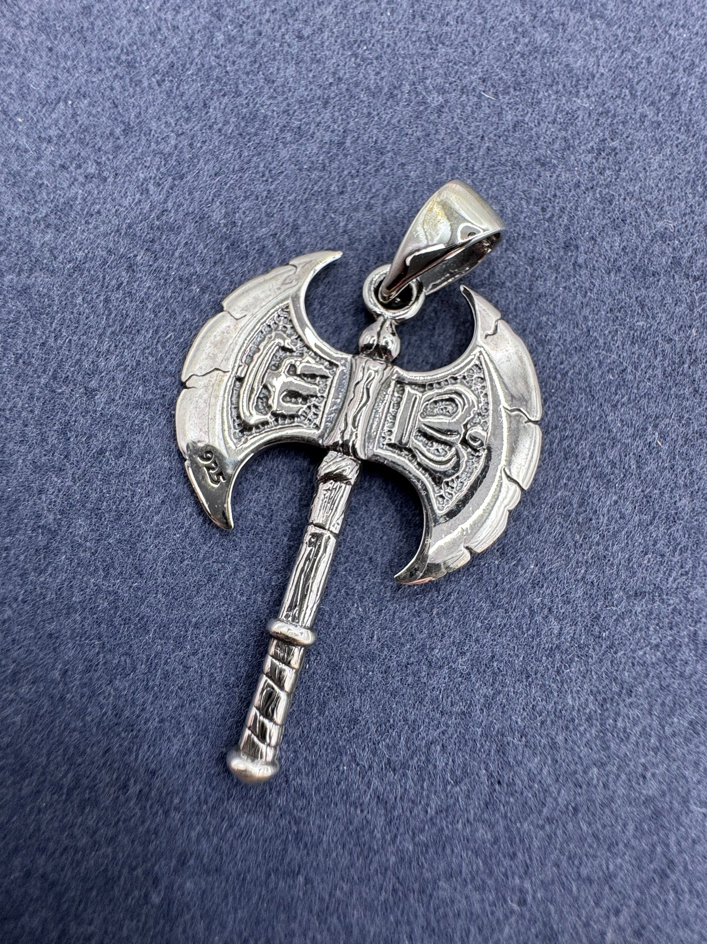 Sterling Silver Axe Pendant