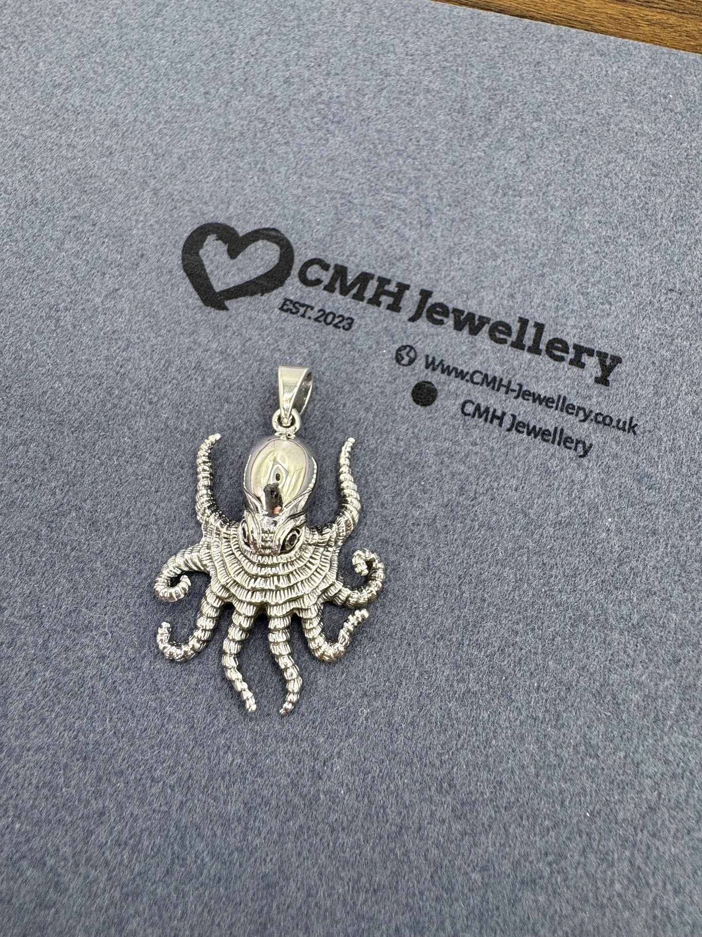 Sterling Silver Octopus Pendant 🐙