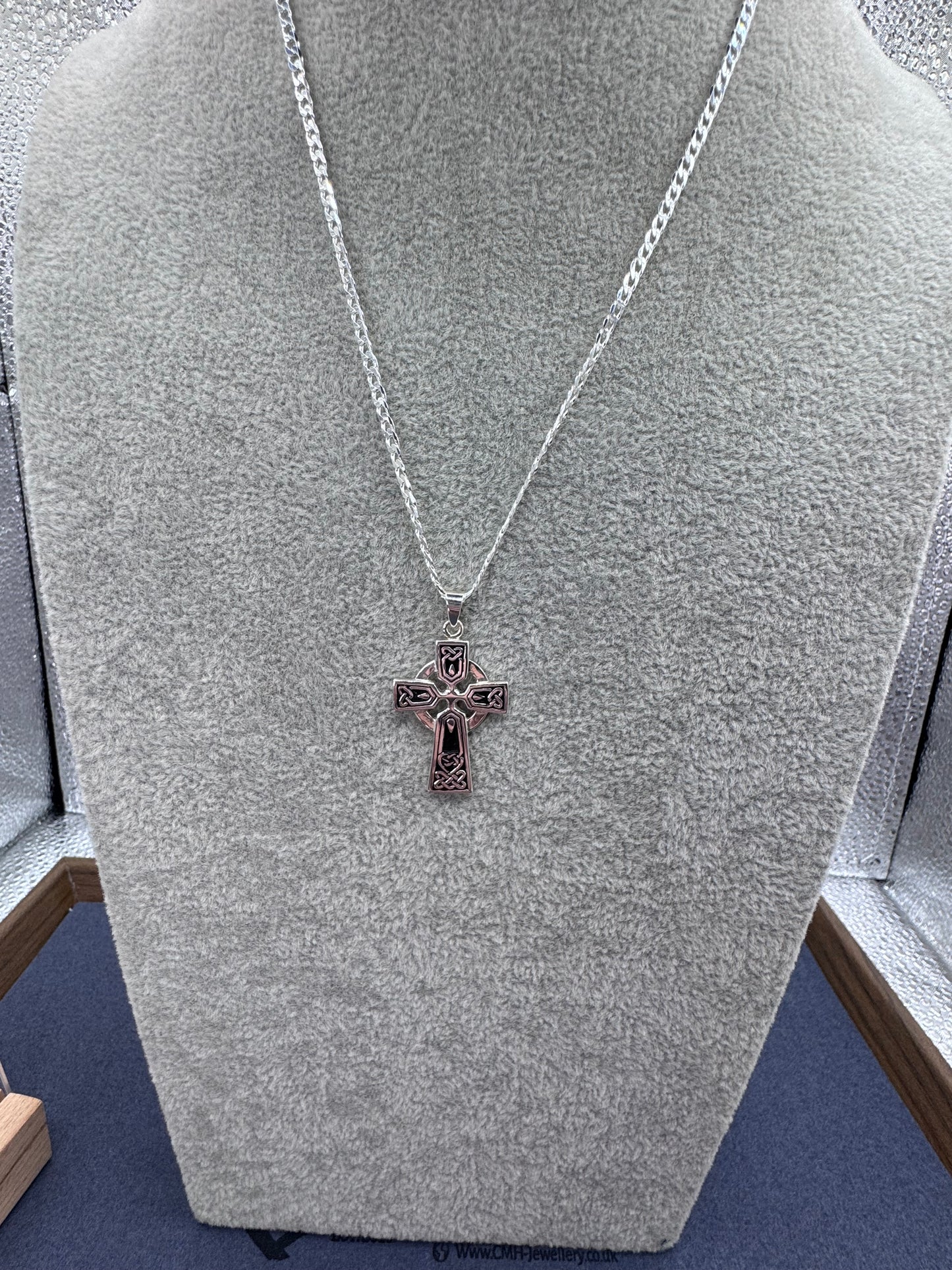 Sterling Silver Small Celtic Cross Pendant