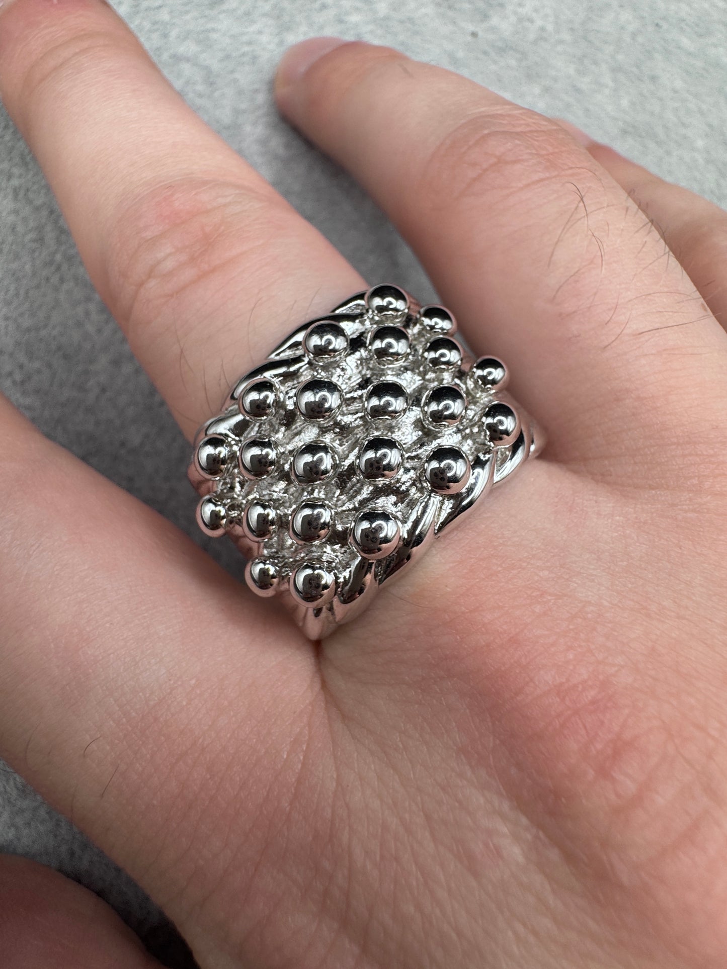 Sterling Silver Keeper Ring