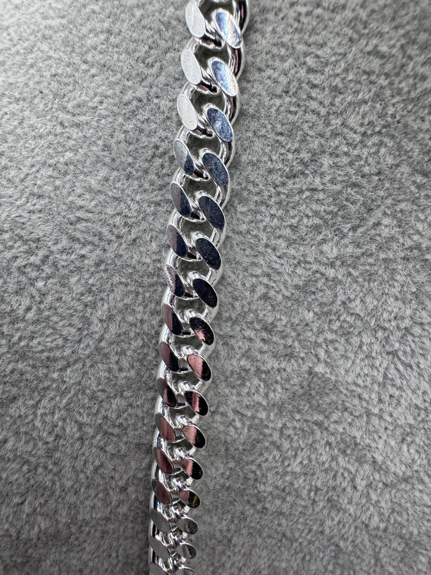 Sterling Silver Heavy Cuban Chain 9.5mm