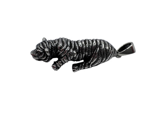 Sterling Silver Tiger Pendant