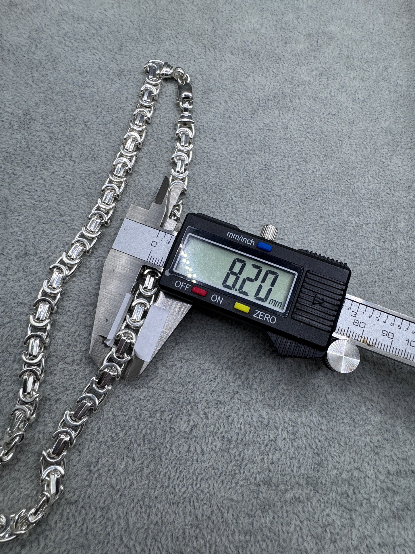 Sterling Silver Large Kids/Womens Truscan Link Chain Necklace