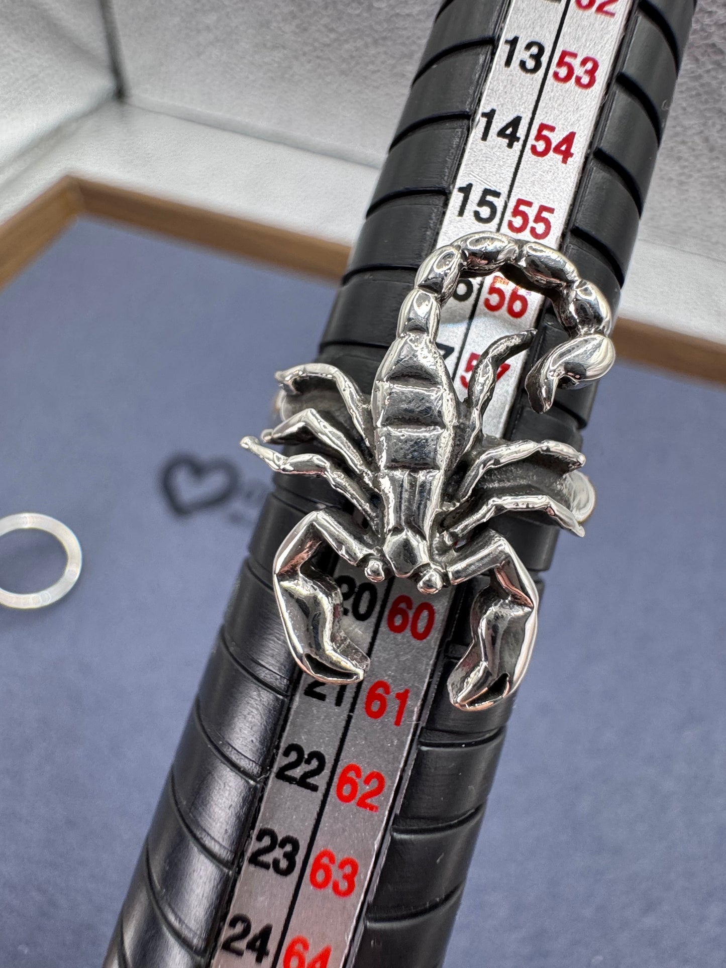 Sterling Silver Large Scorpion Ring