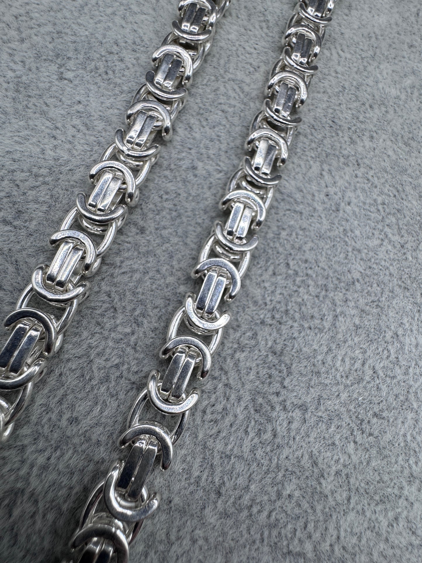 Sterling Silver Large Kids/Womens Truscan Link Chain Necklace