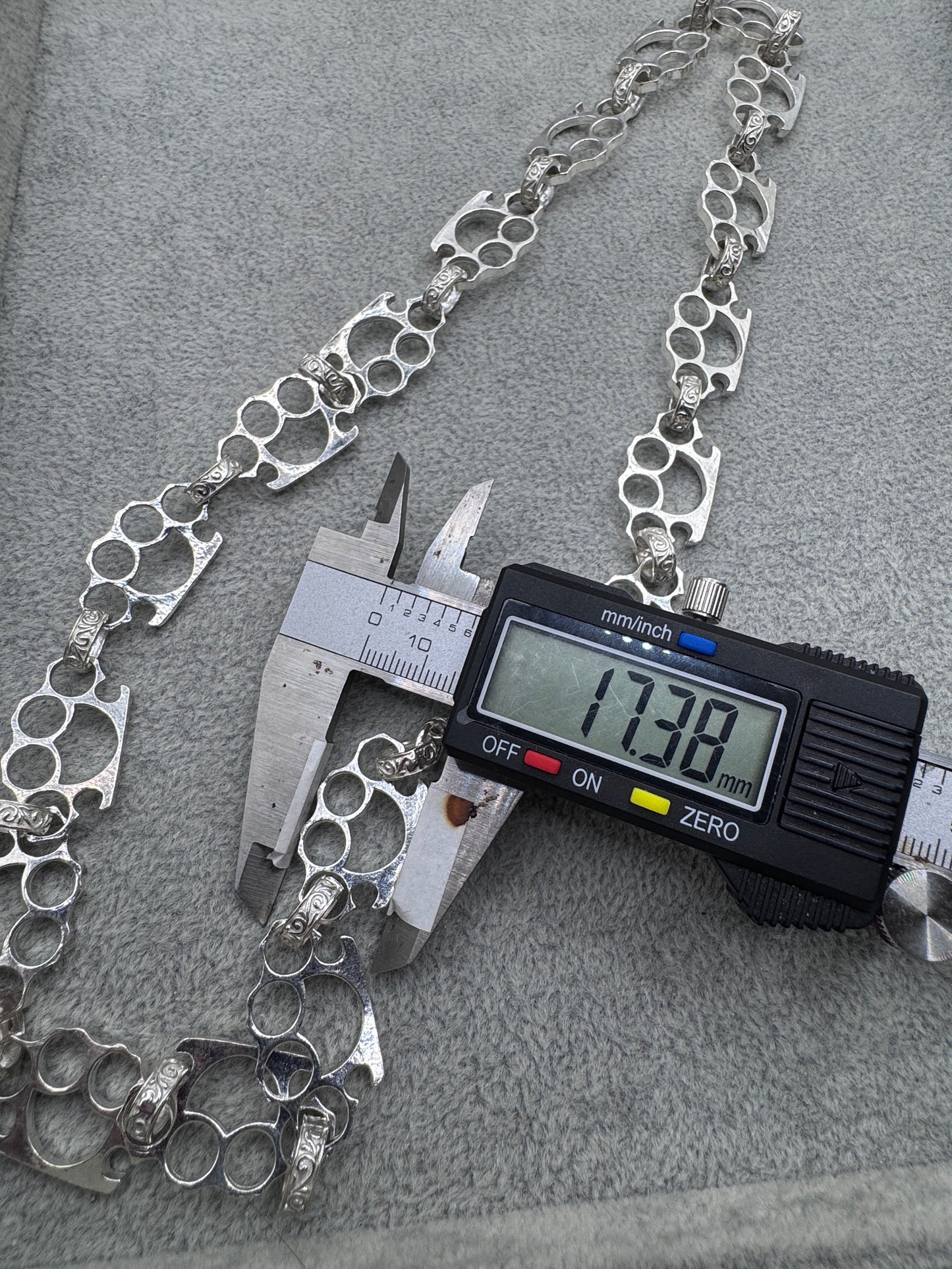 Heavy 17.5mm Statement Link Chain – Solid 925 Sterling Silver Men's Necklace