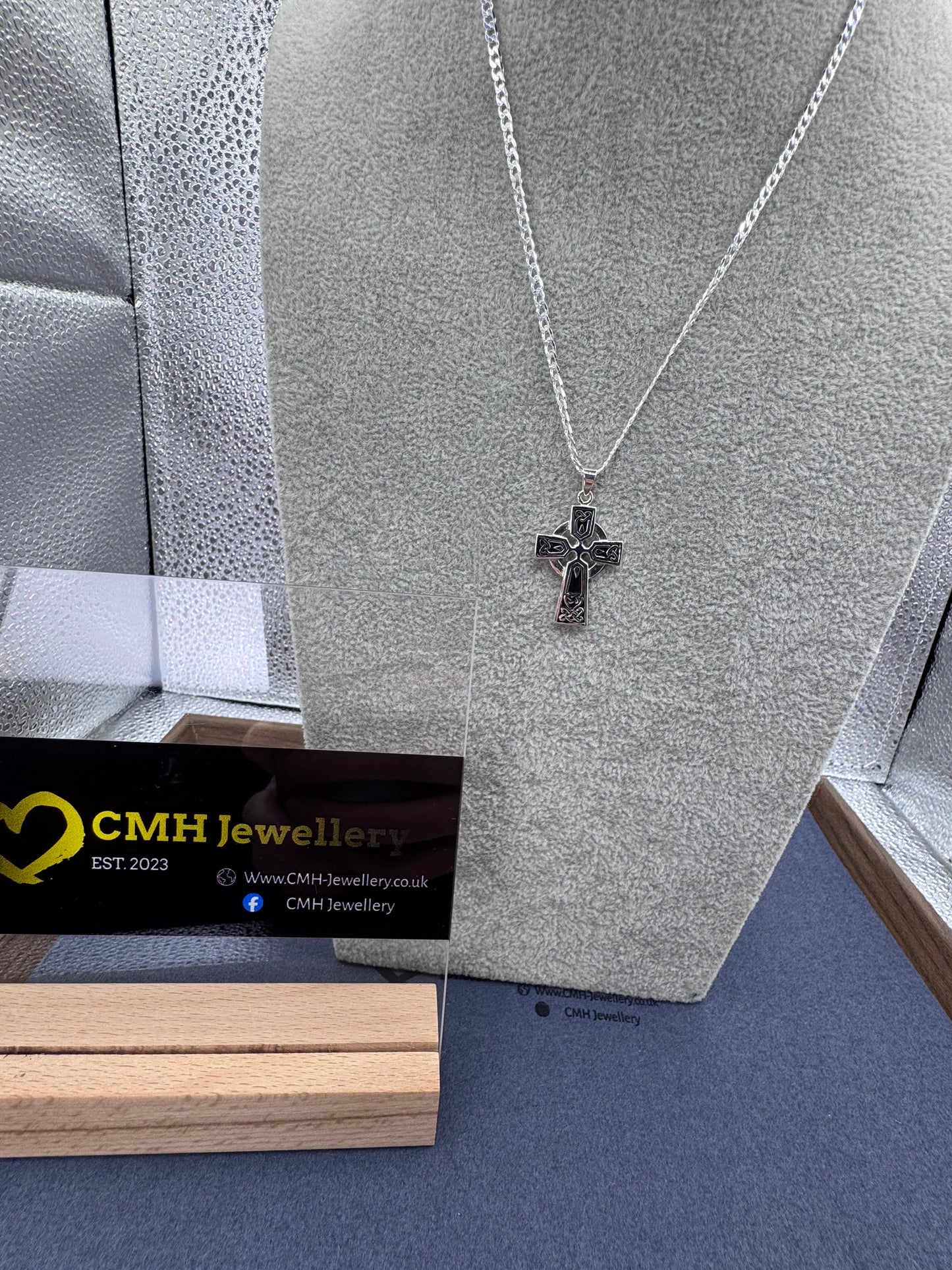 Sterling Silver Small Celtic Cross Pendant