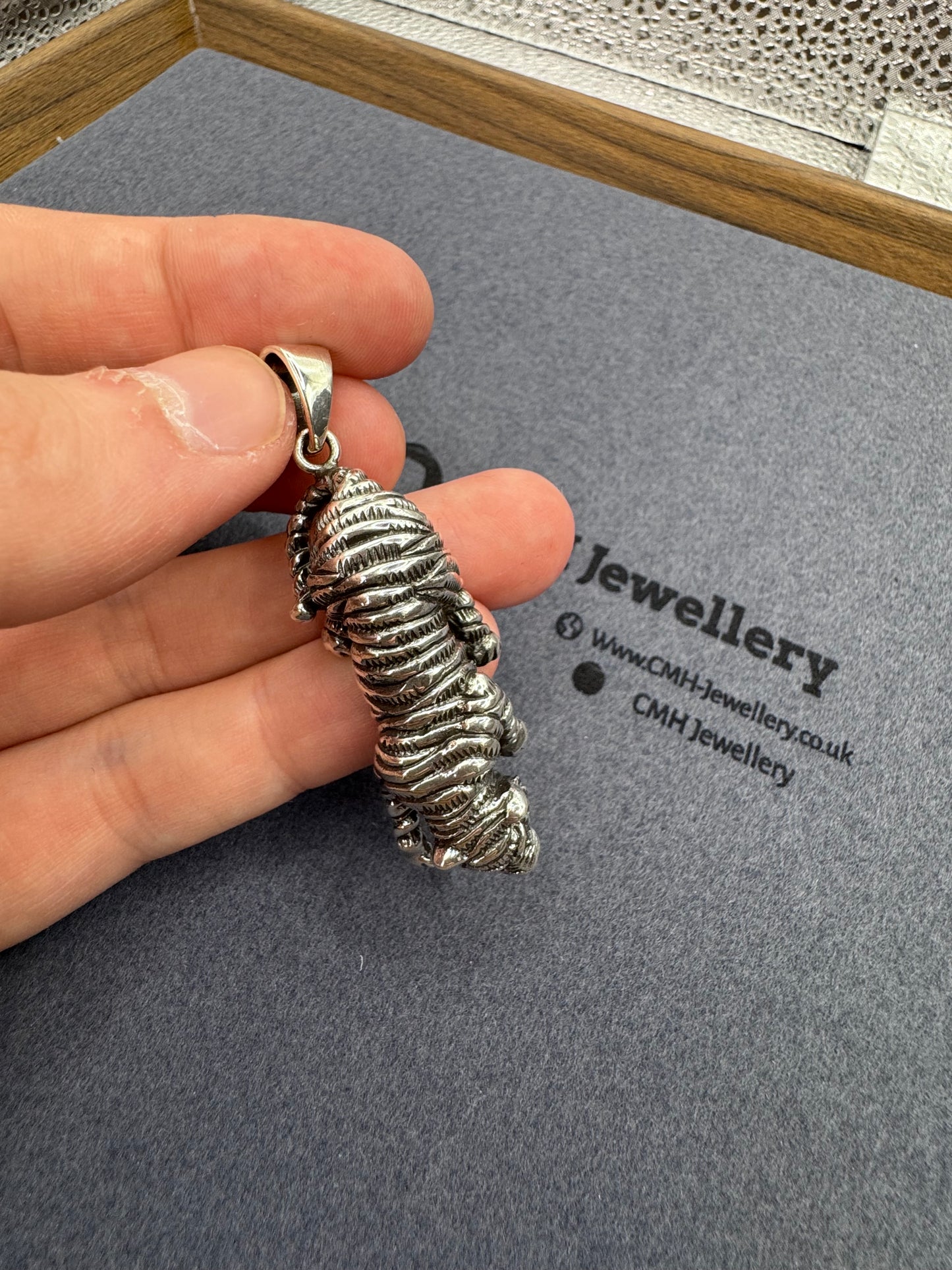Sterling Silver Tiger Pendant